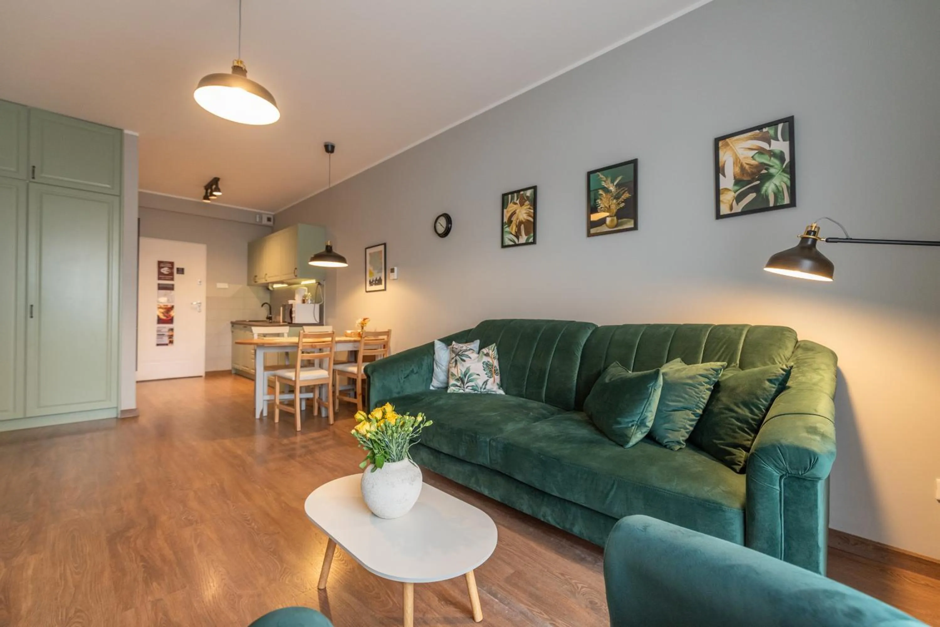 Living room in City Lights Apartments