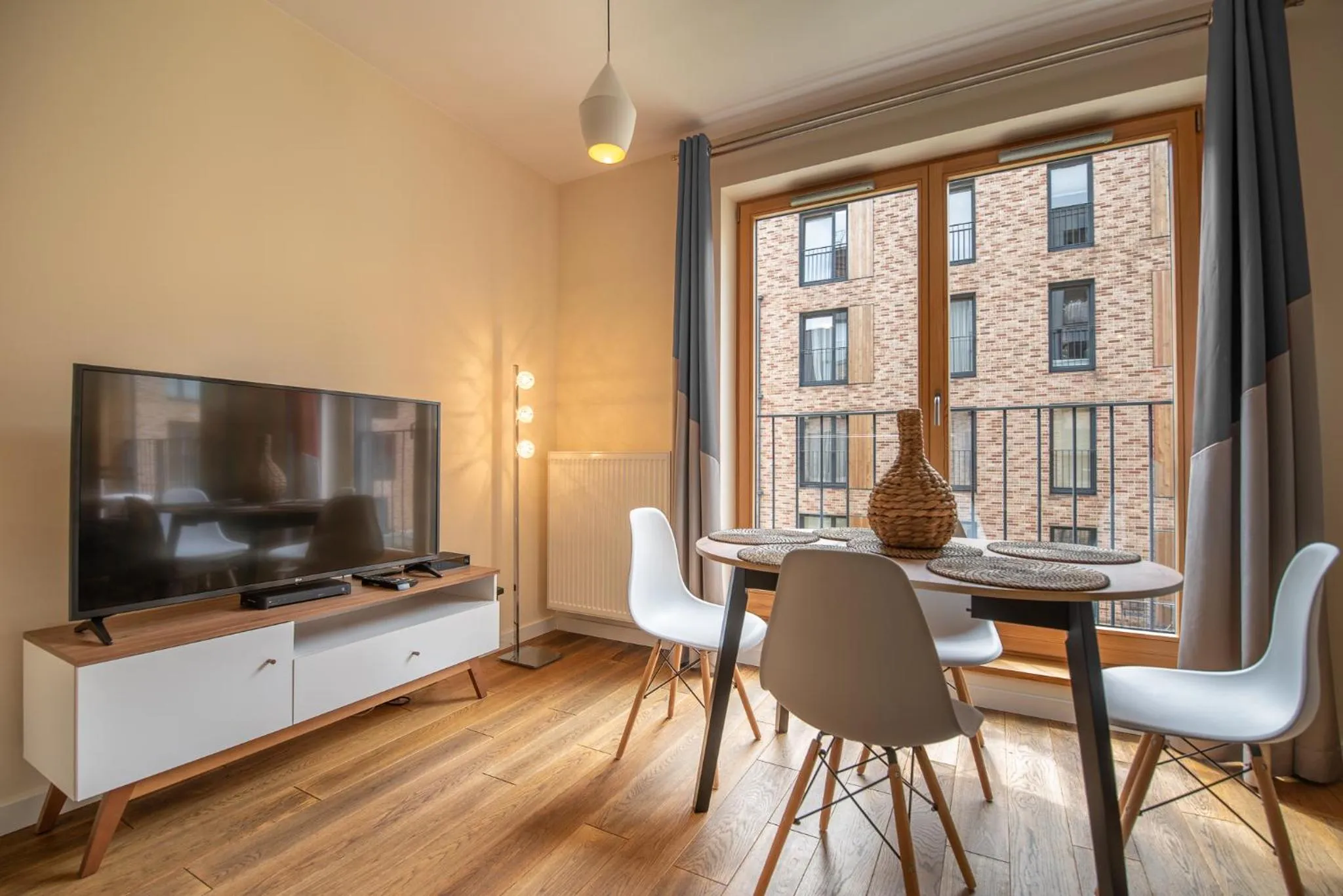 Living room in City Lights Apartments