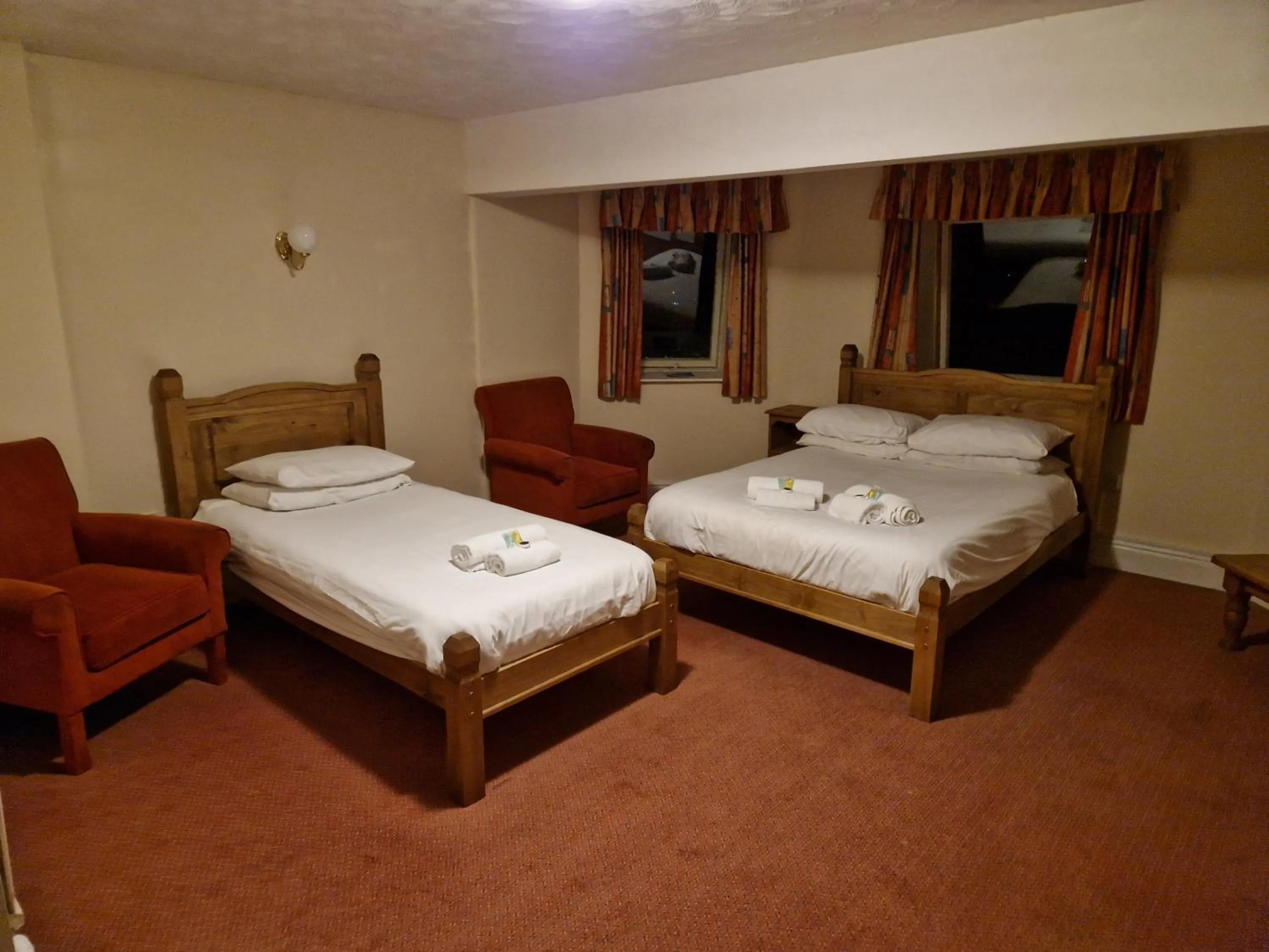 Bed in The Menai Hotel and Bar