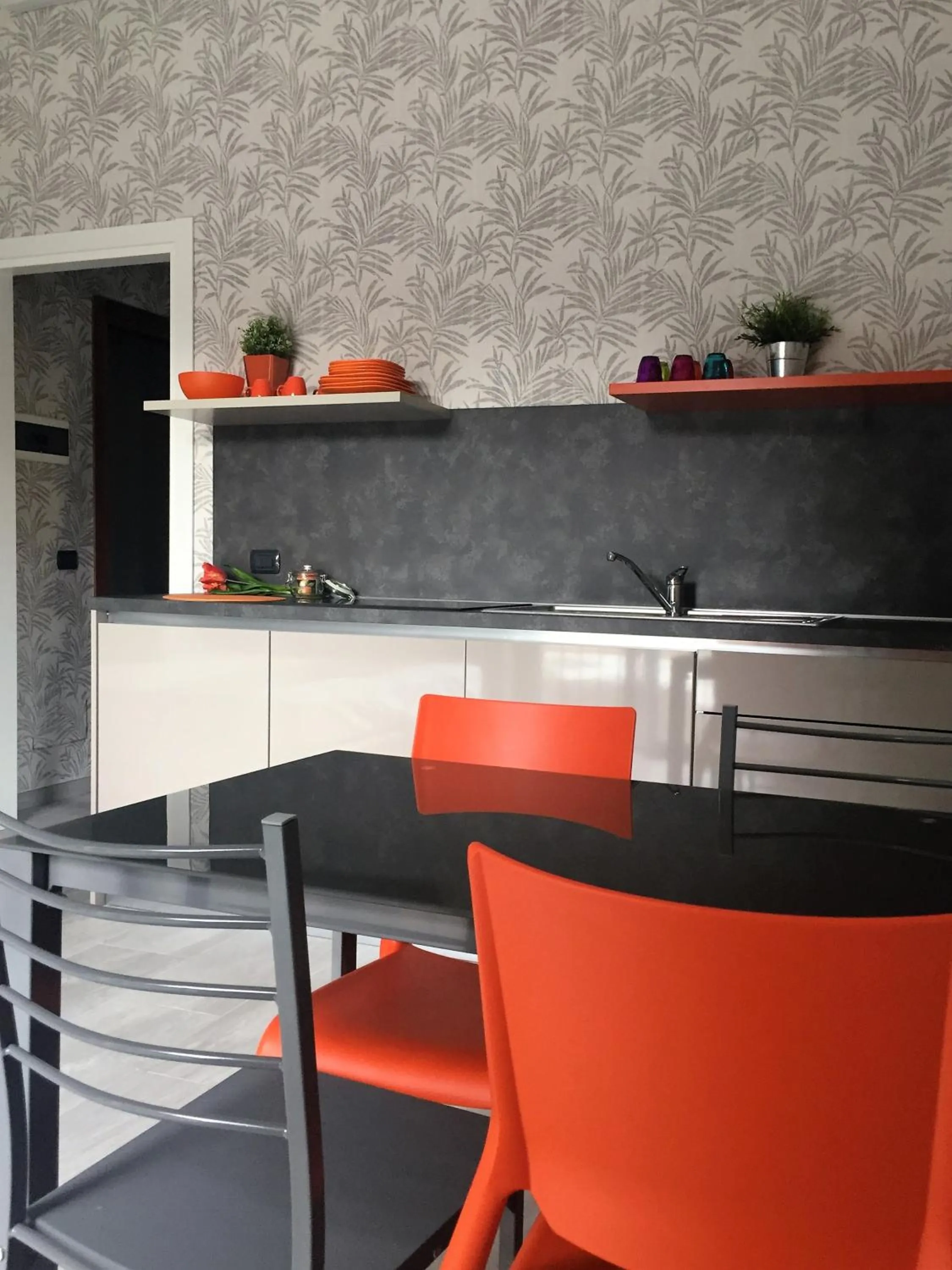 Kitchen or kitchenette in Bnbook Residence La Red