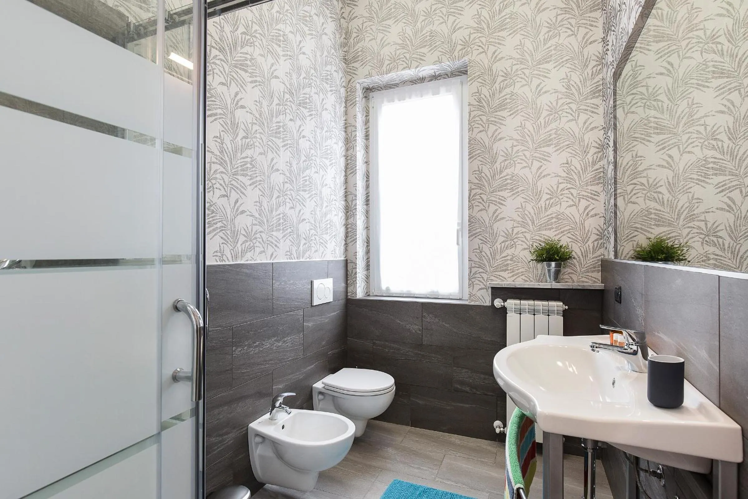 Bathroom in Bnbook Residence La Red