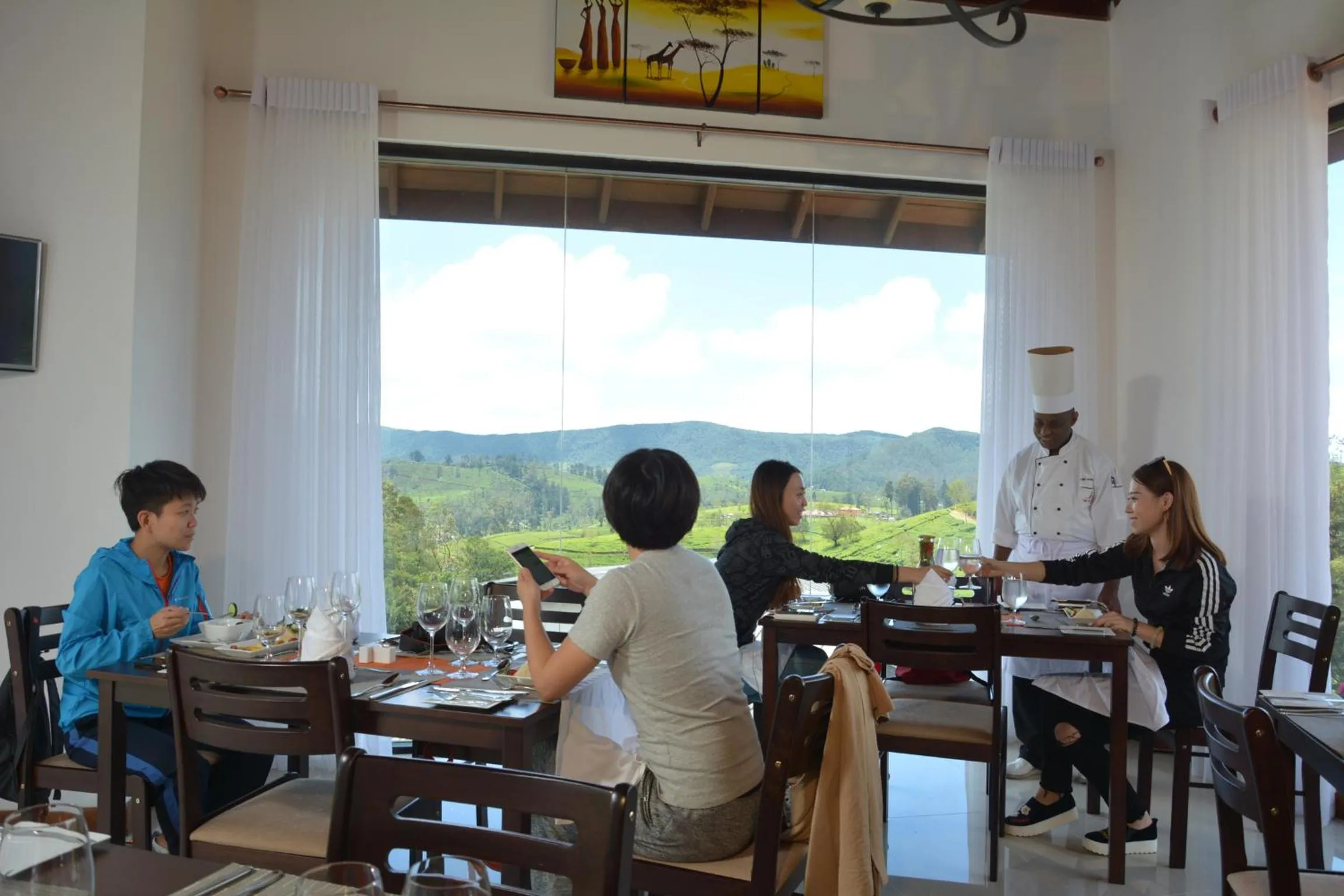 American breakfast in Villa Mount Royal