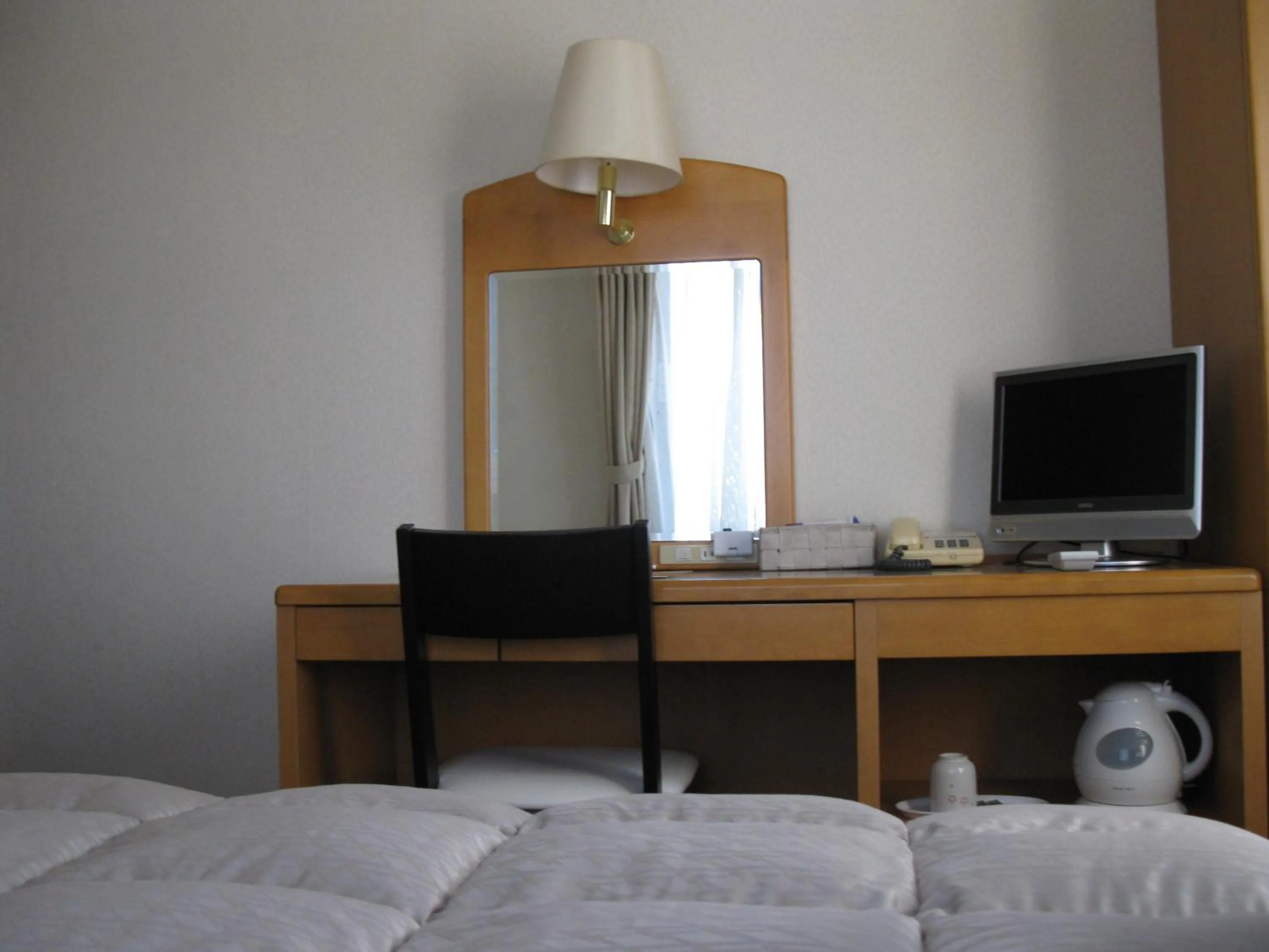 Photo of the whole room, Bed in Mito Riverside Hotel