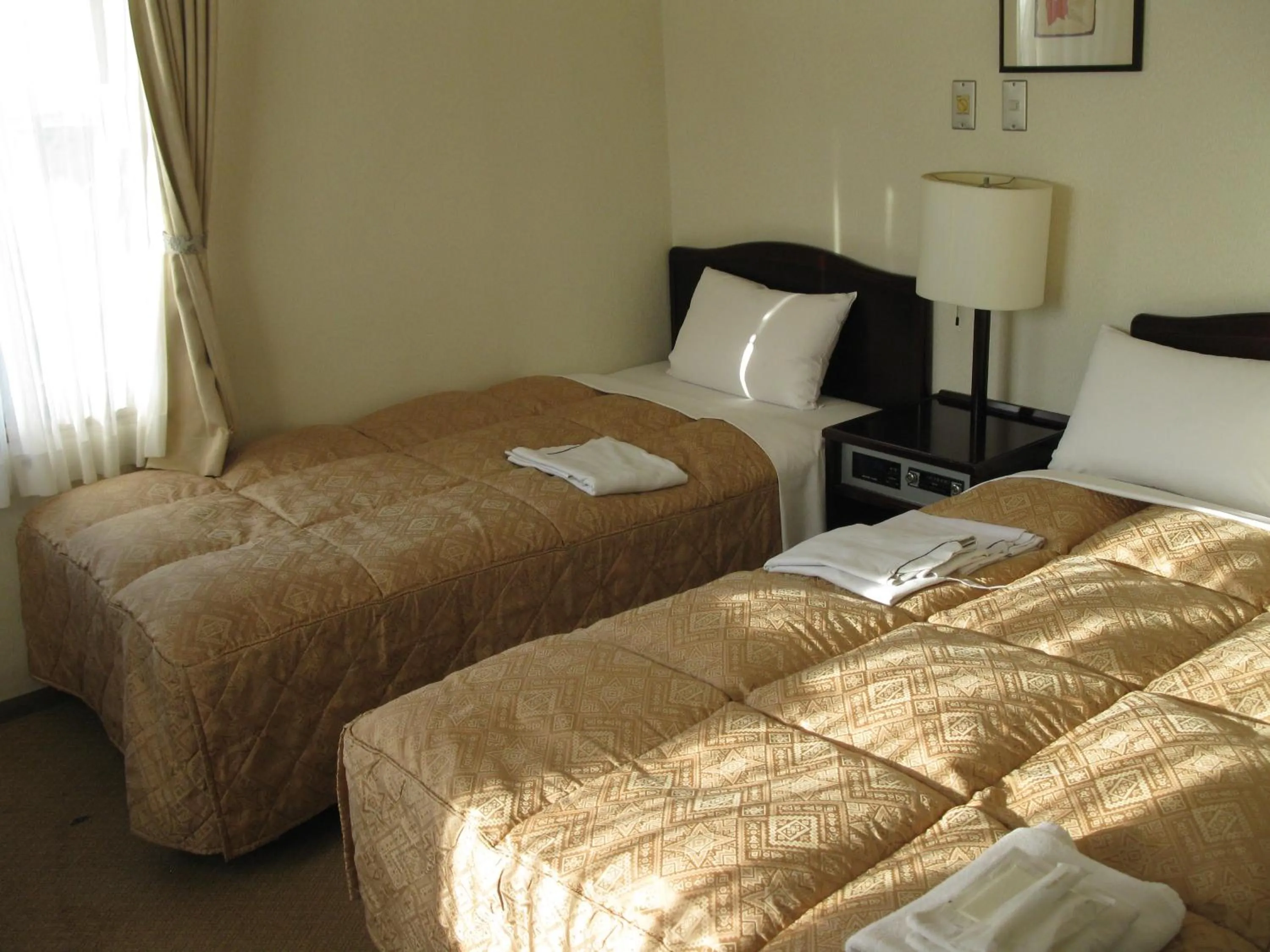 Photo of the whole room, Bed in Mito Riverside Hotel