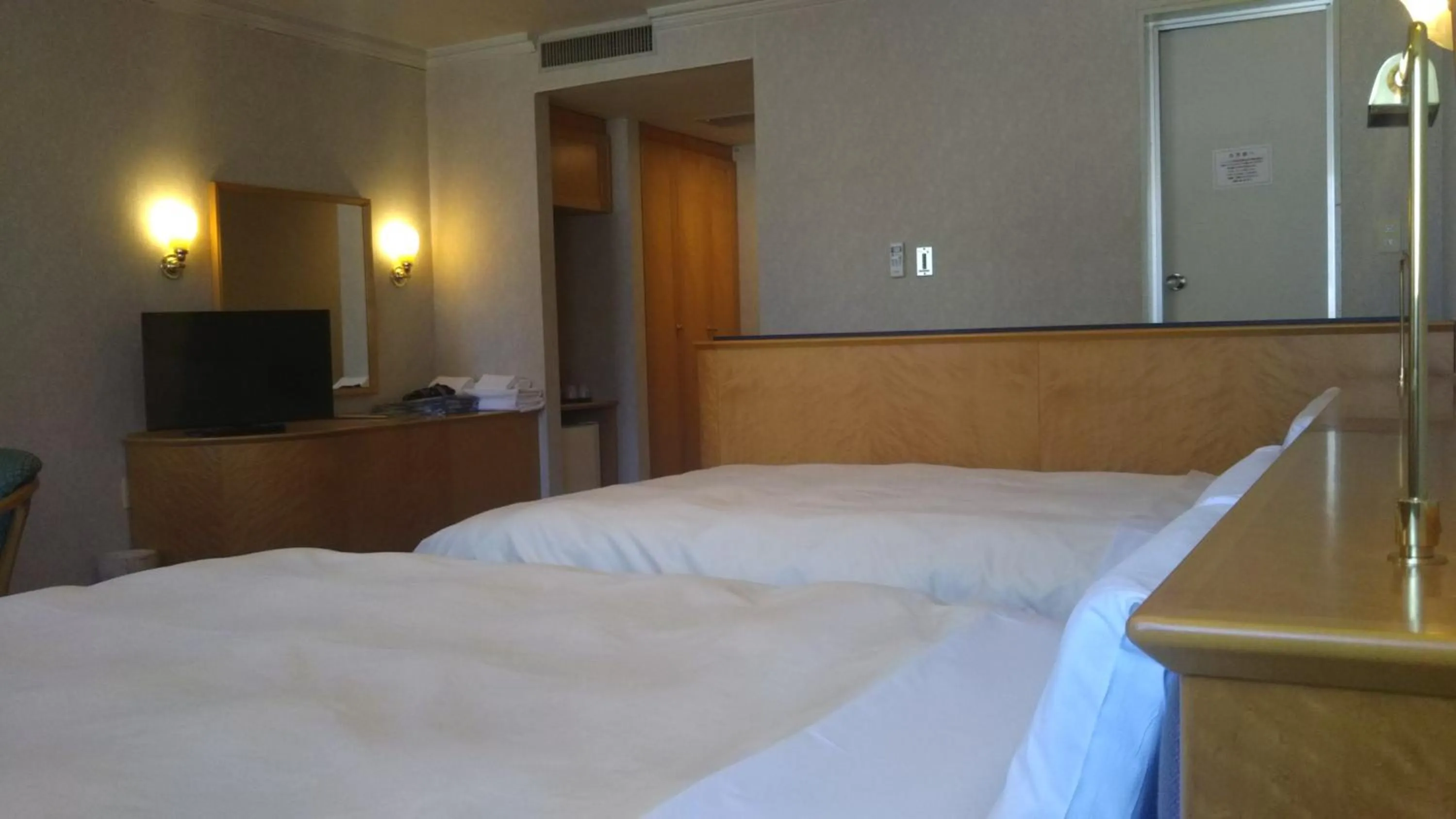 Bed in Hotel Hitachi Hills