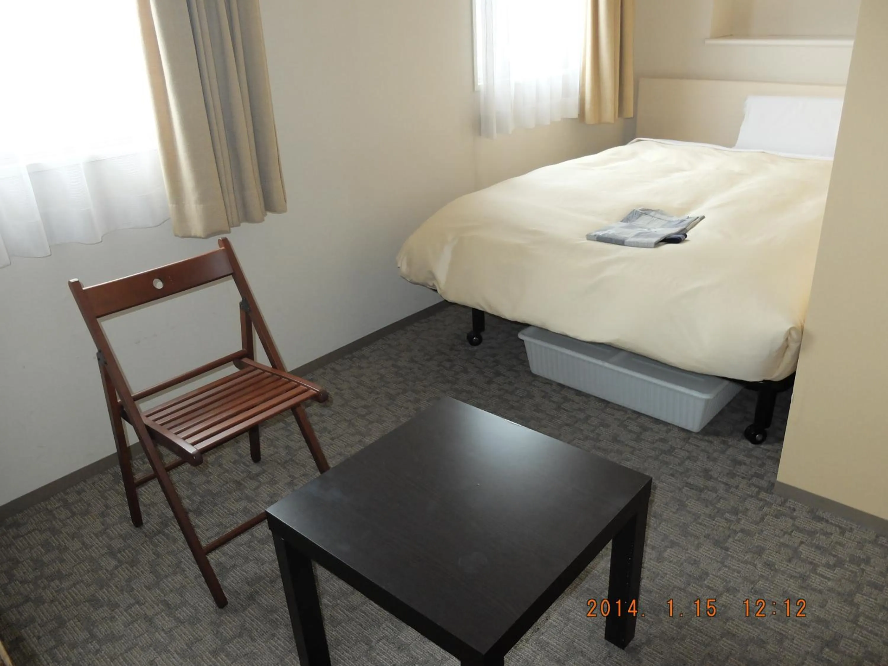 Decorative detail, Bed in Hotel Crown Hills Katsuta Omotechoten