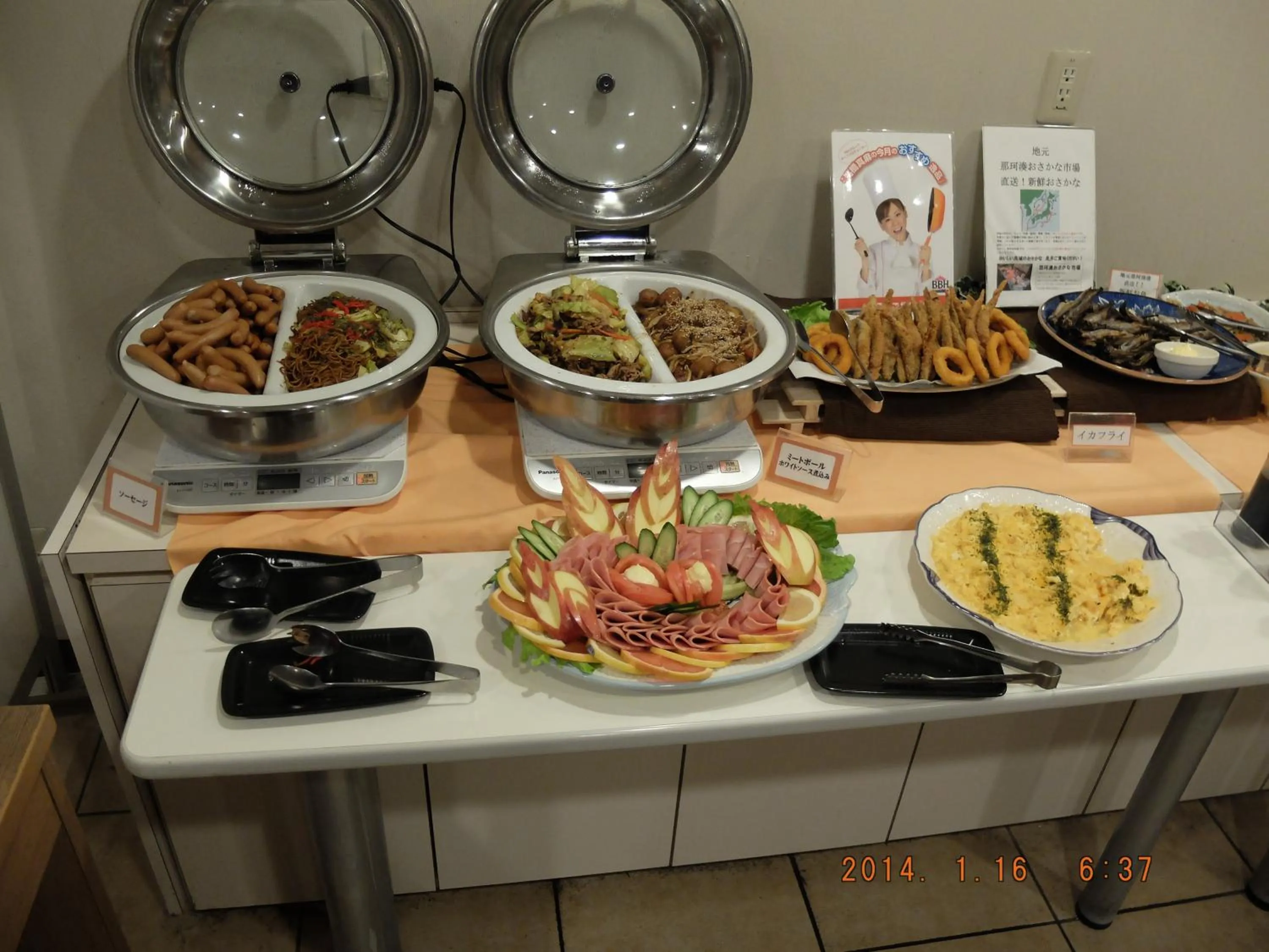 Restaurant/places to eat in Hotel Crown Hills Katsuta Omotechoten