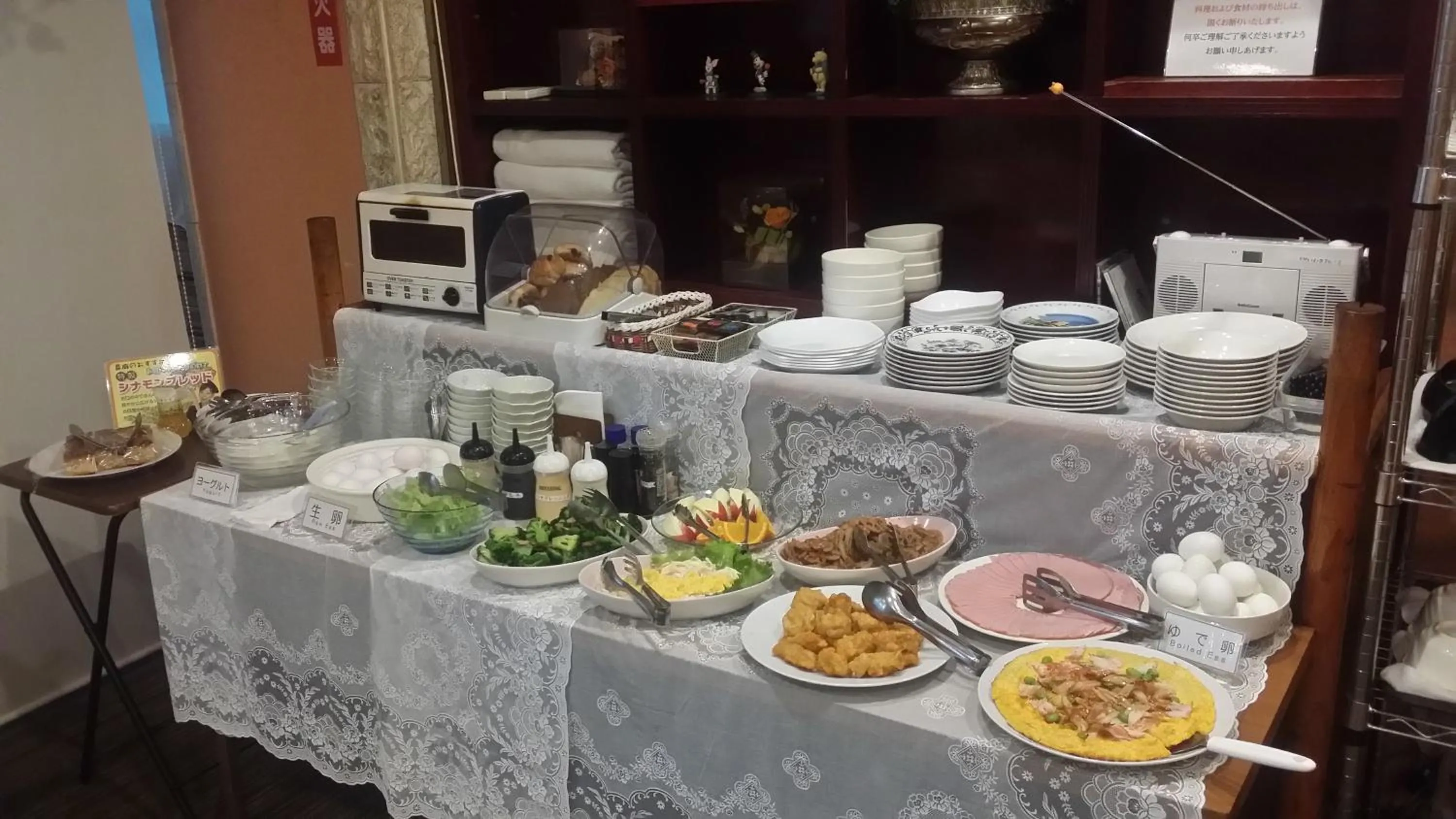 Food and drinks in Hotel Onahama Hills