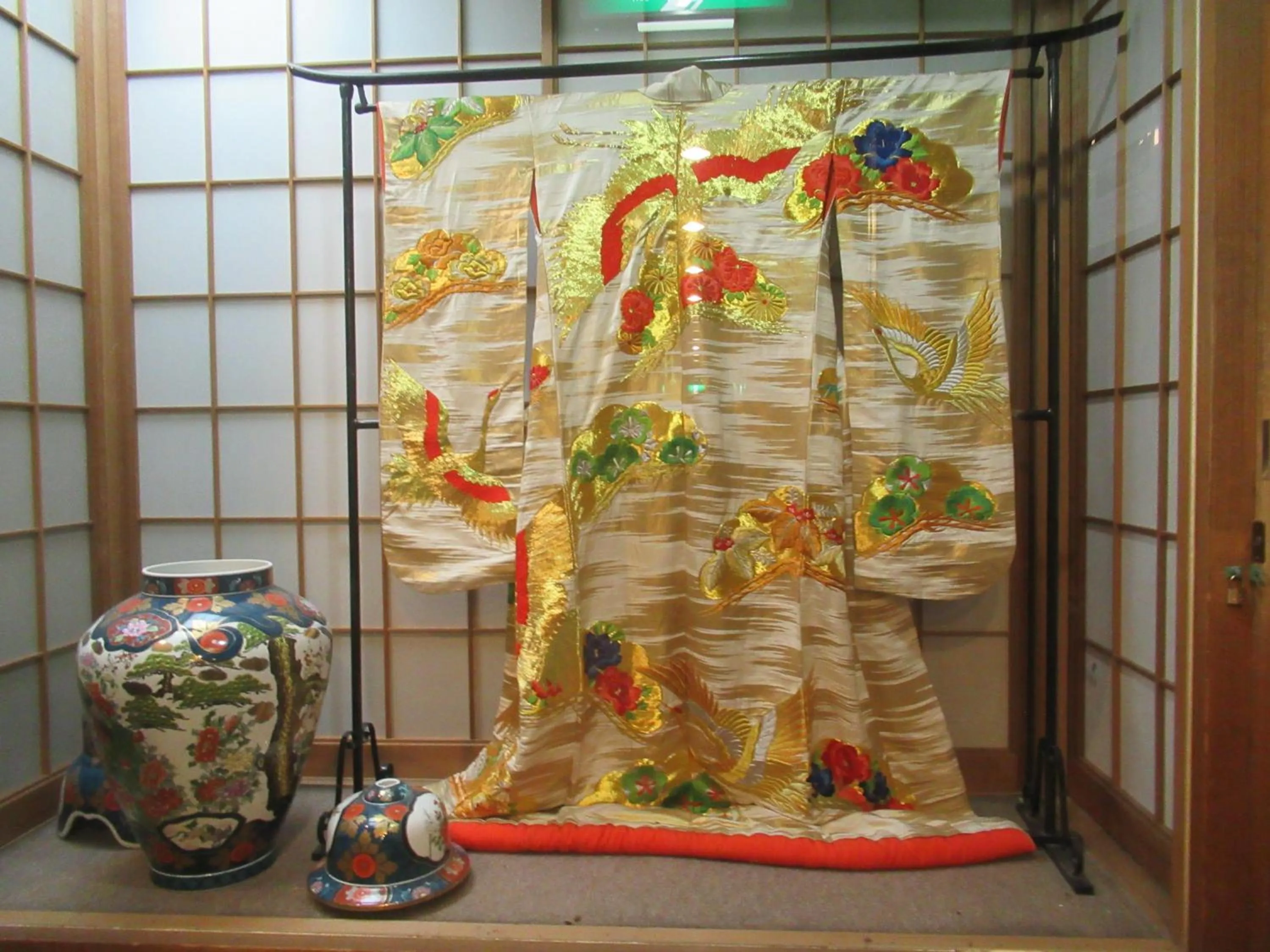 Decorative detail in Kikuchi Kanko Hotel