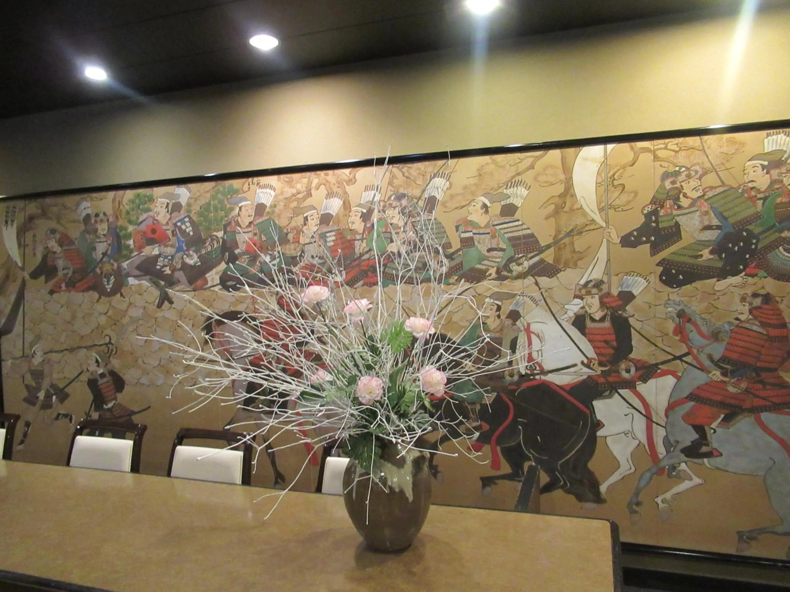 Decorative detail in Kikuchi Kanko Hotel