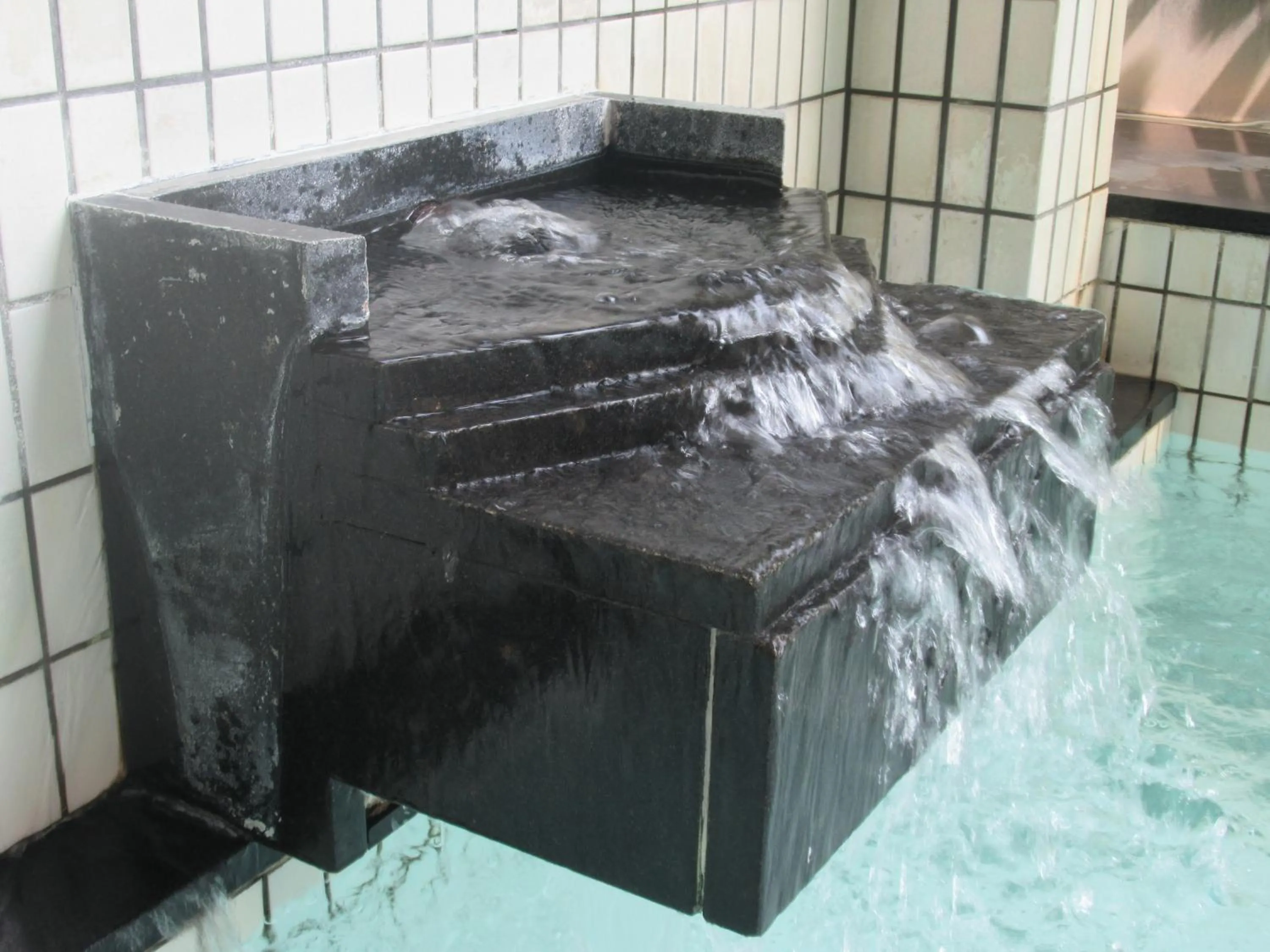 Hot Spring Bath in Kikuchi Kanko Hotel