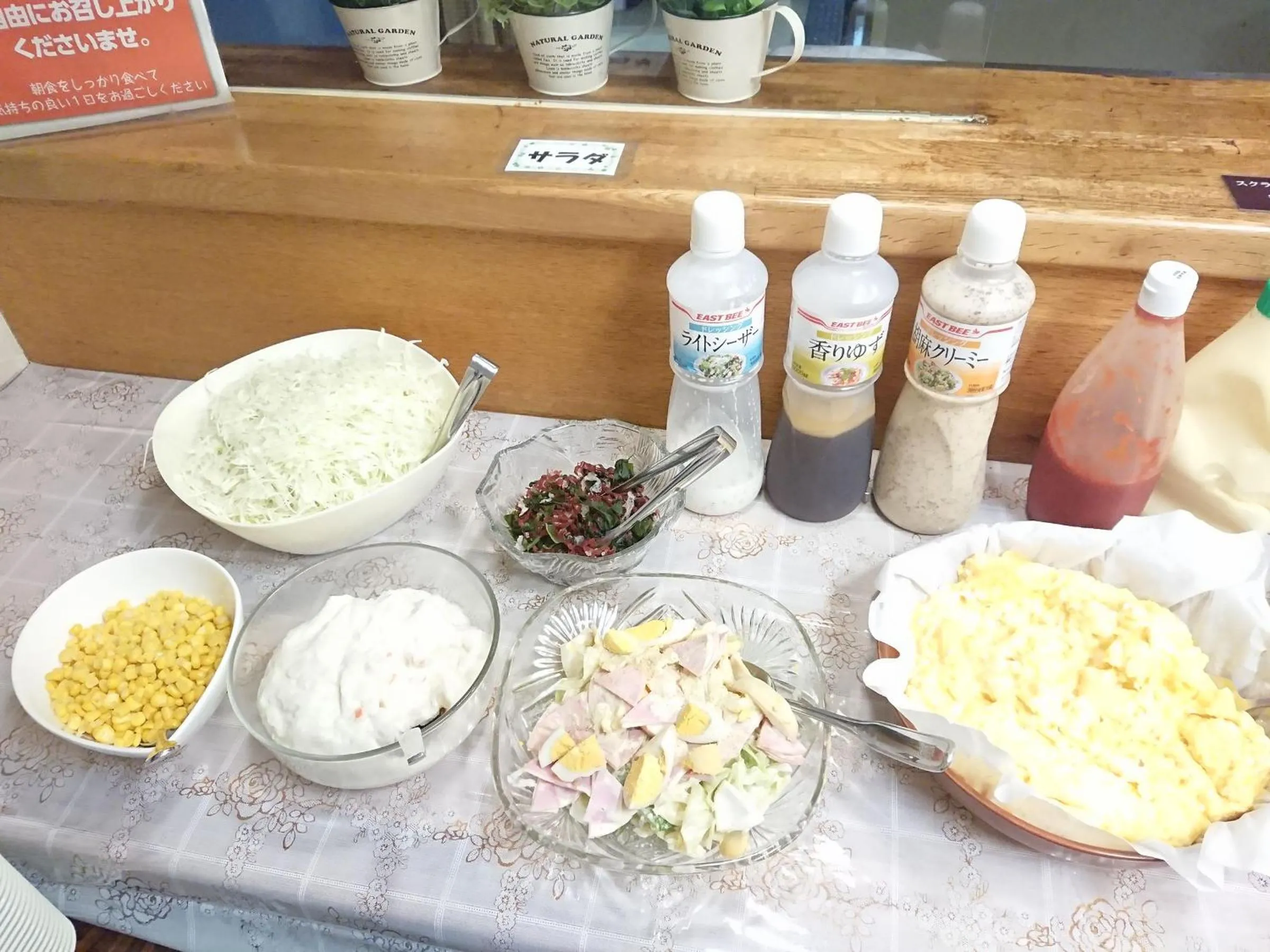 Buffet breakfast in Hotel Crown Hills Imabari