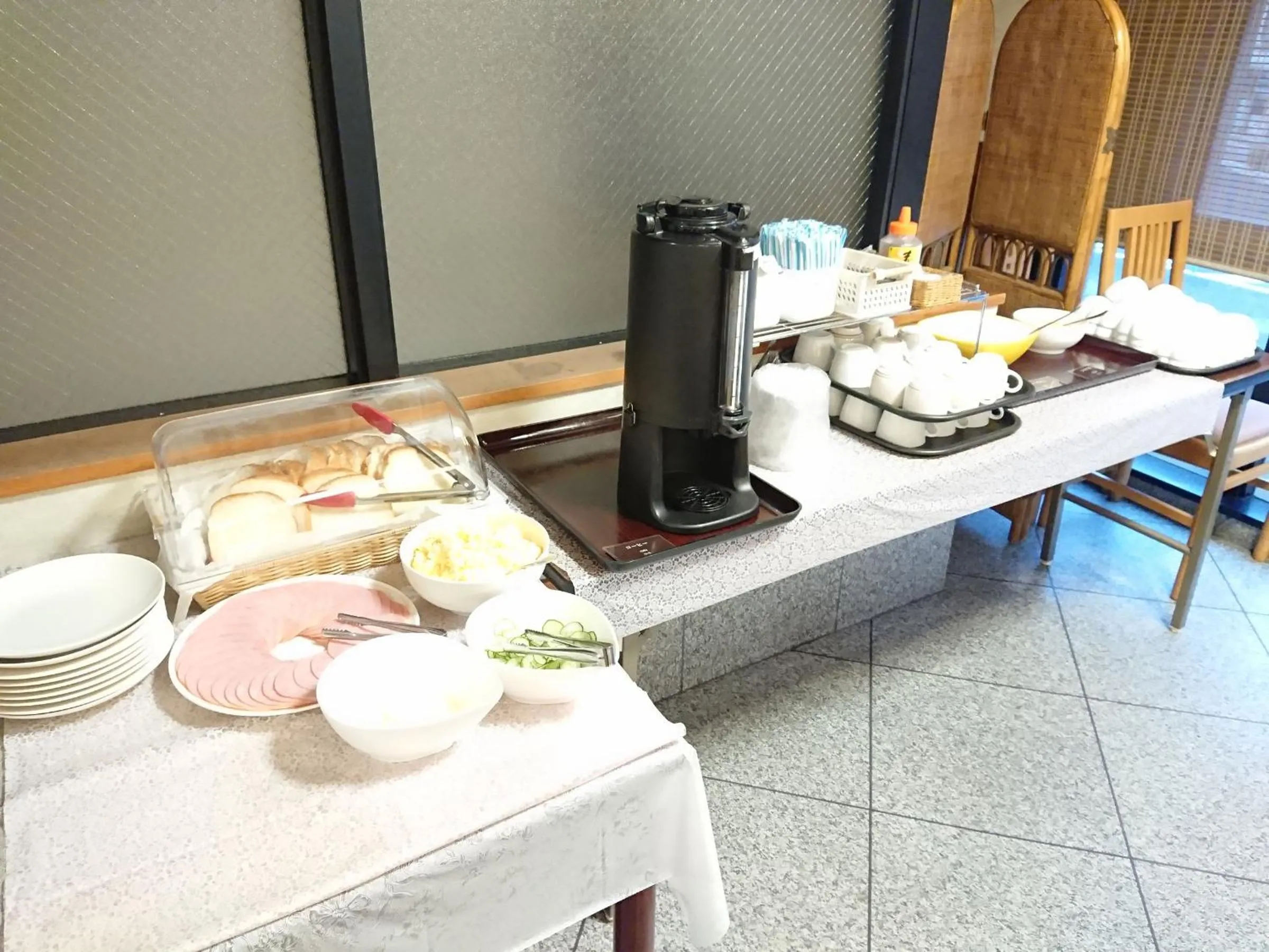 Buffet breakfast in Hotel Crown Hills Imabari