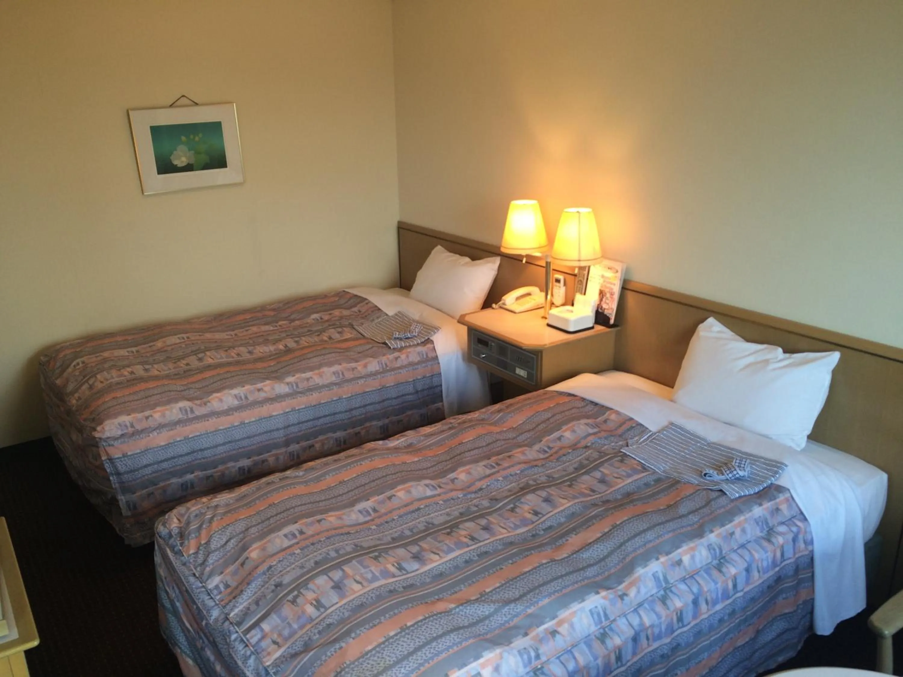 Photo of the whole room, Bed in Hotel Crown Hills Tokuyama