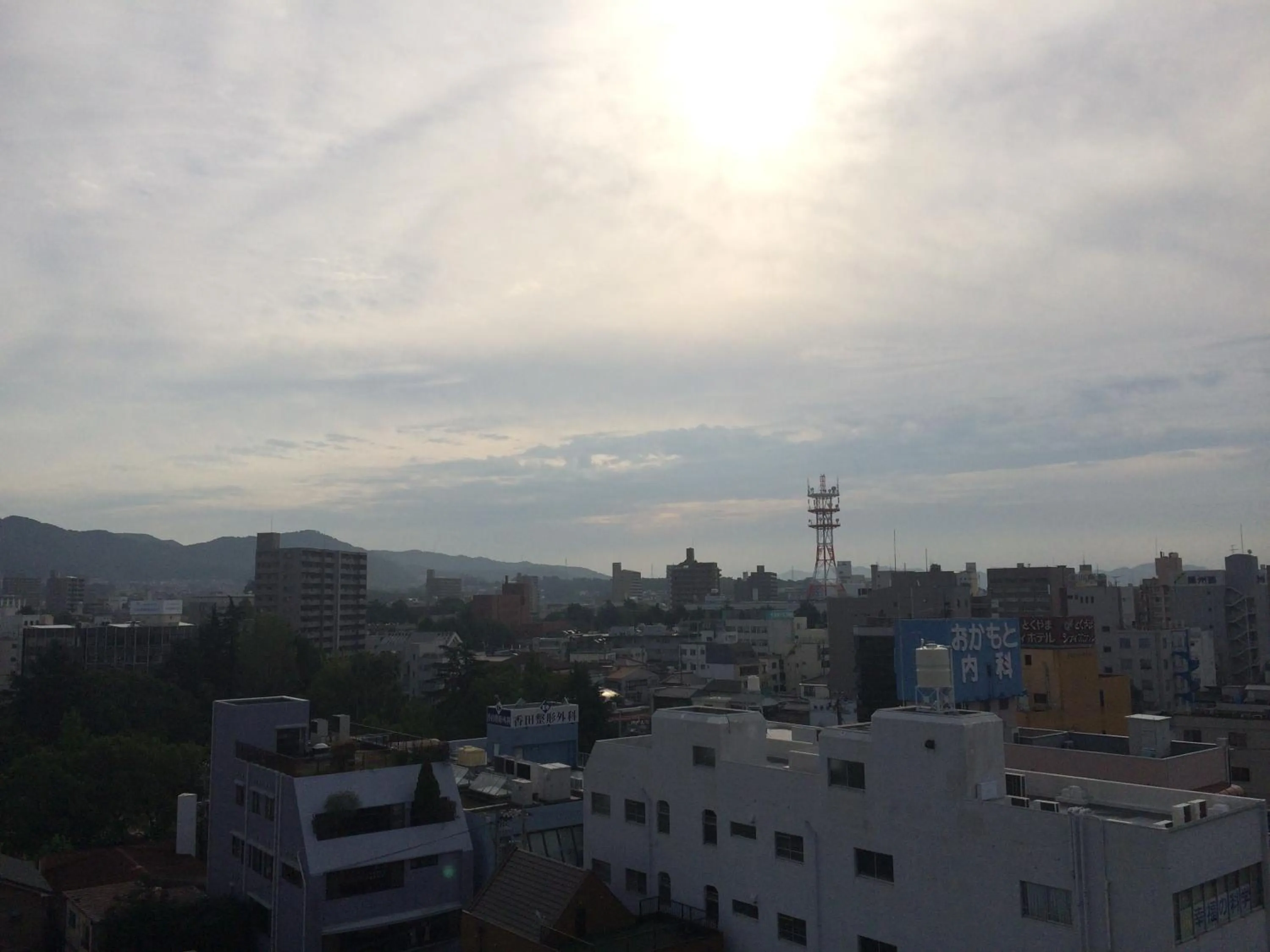 City view in Hotel Crown Hills Tokuyama