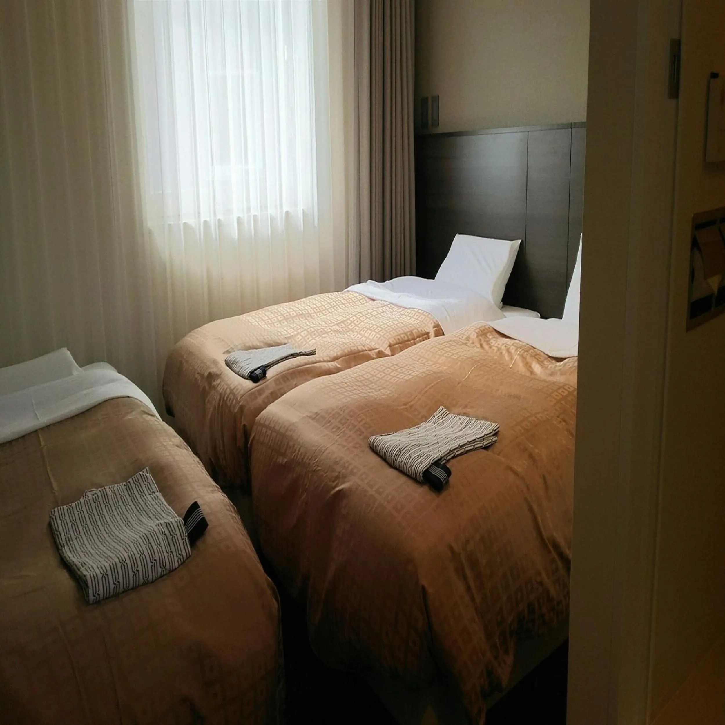 Bed in Hotel Crown Hills Kimitsu