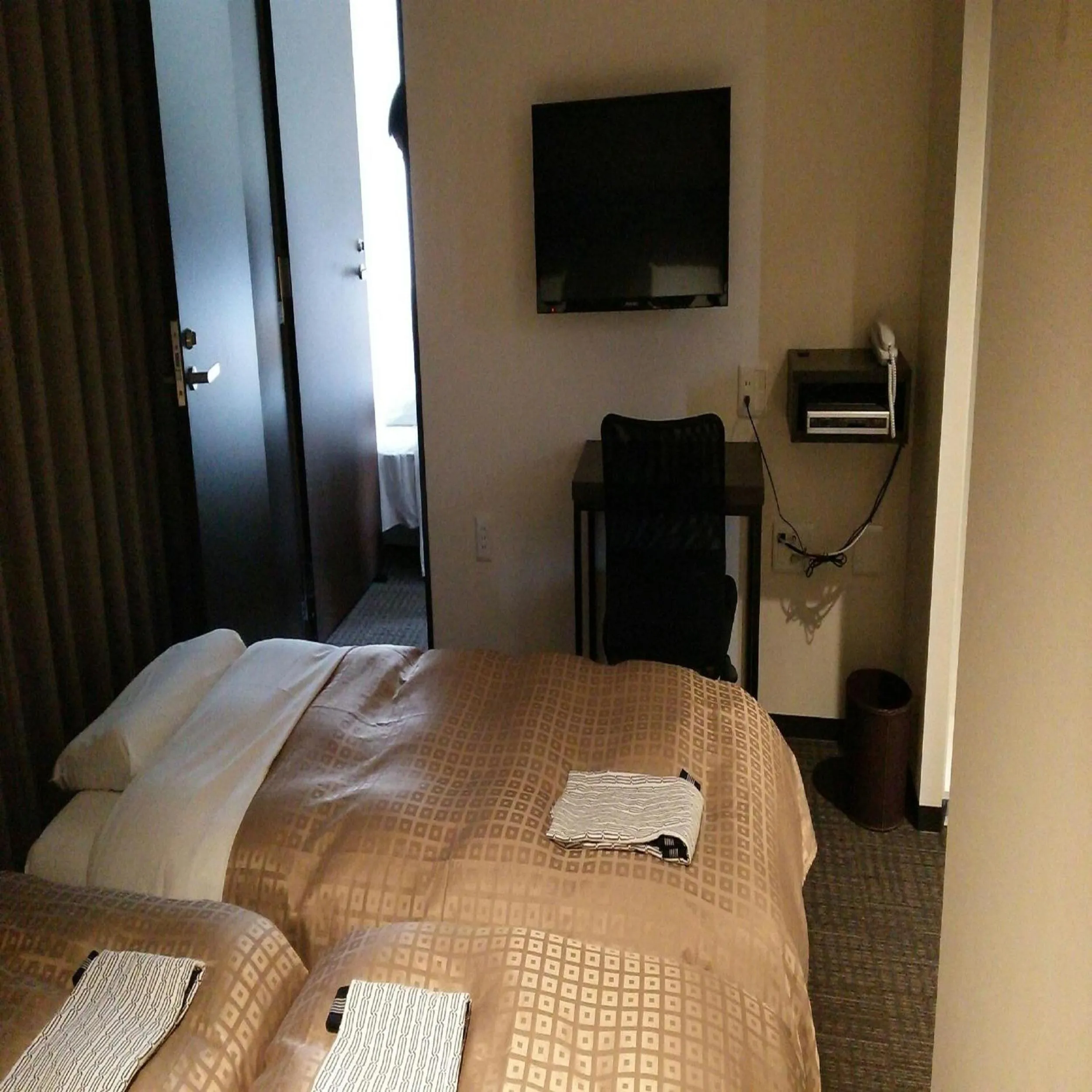 Bed in Hotel Crown Hills Kimitsu