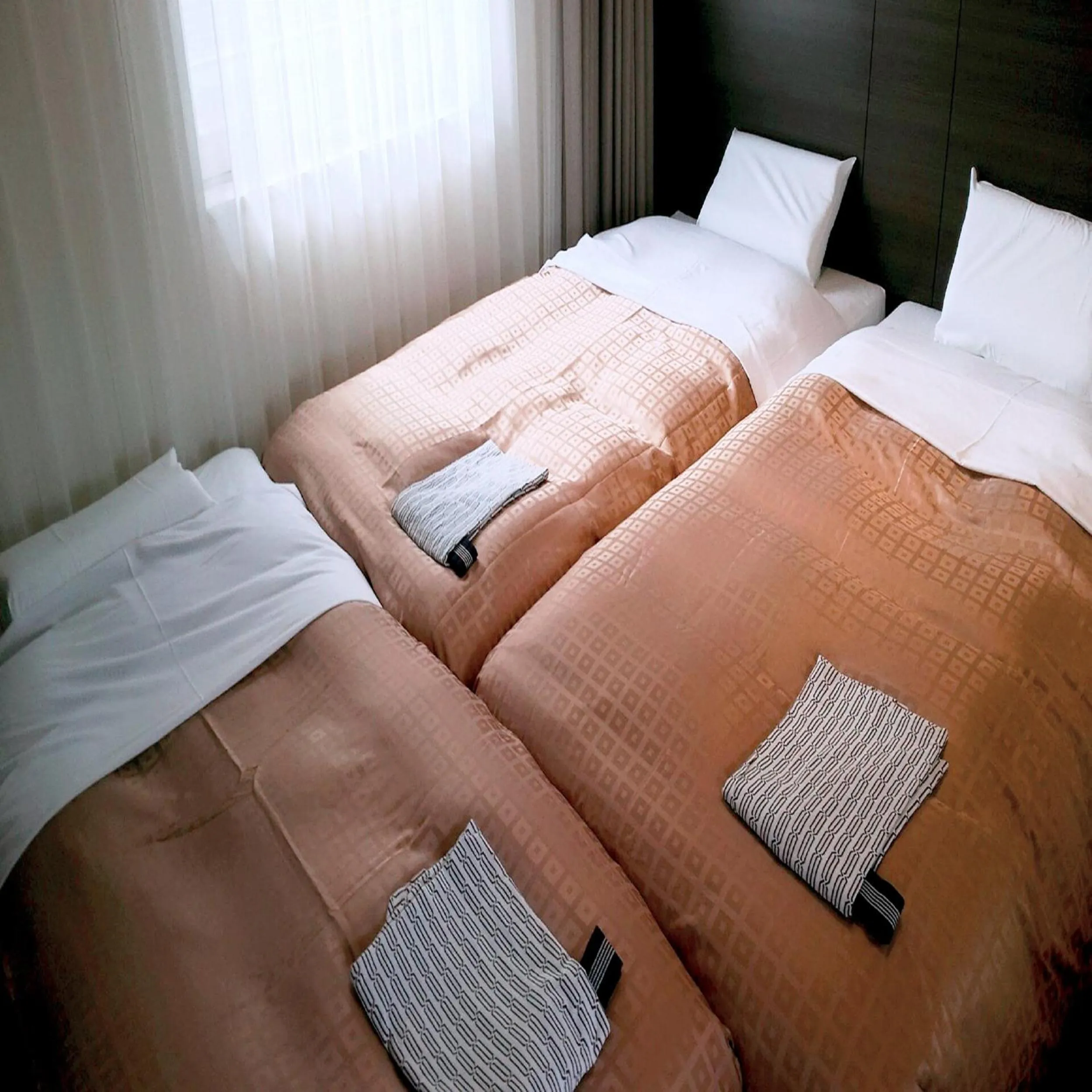 Bed in Hotel Crown Hills Kimitsu