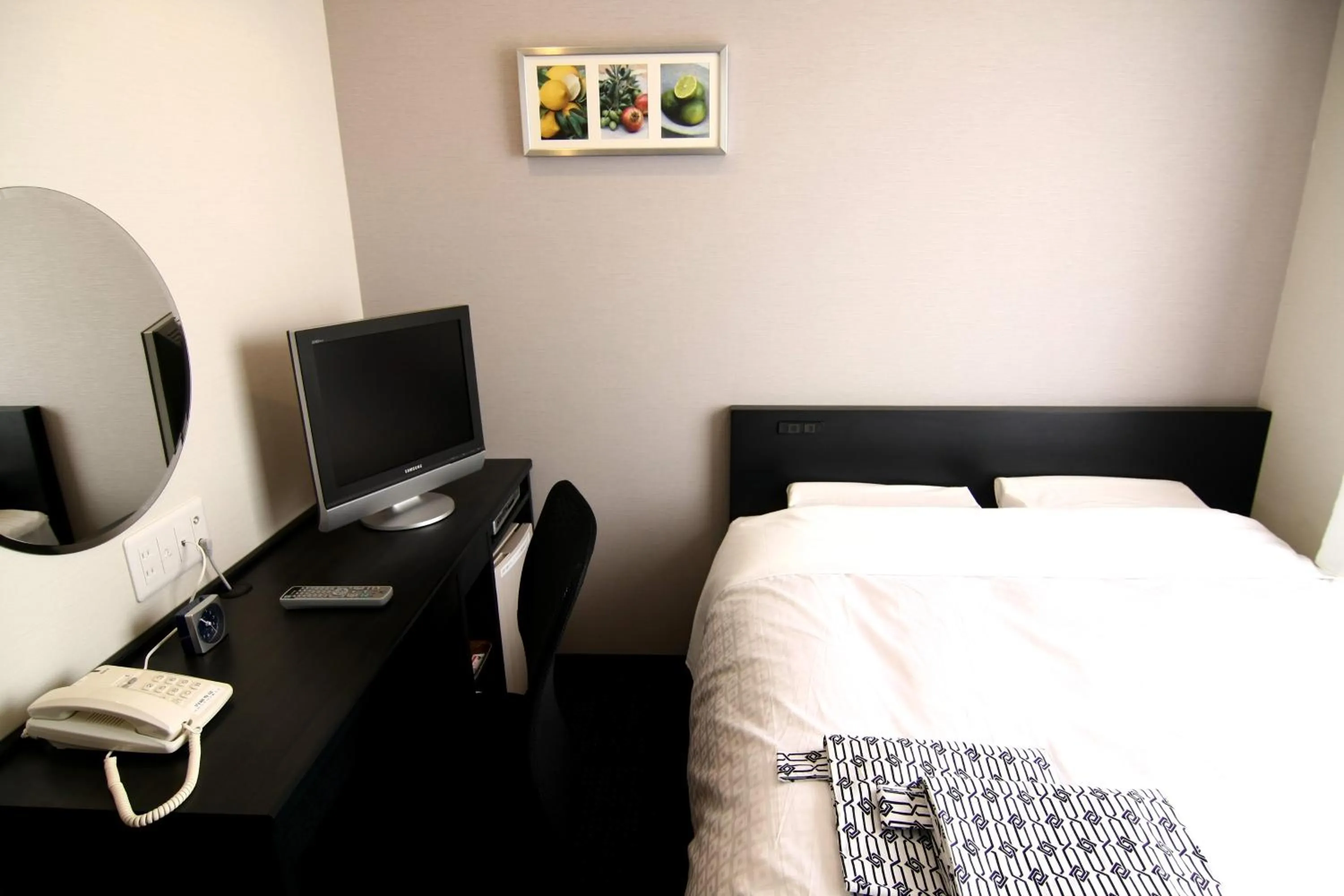 Bed in Hotel Crown Hills Kimitsu