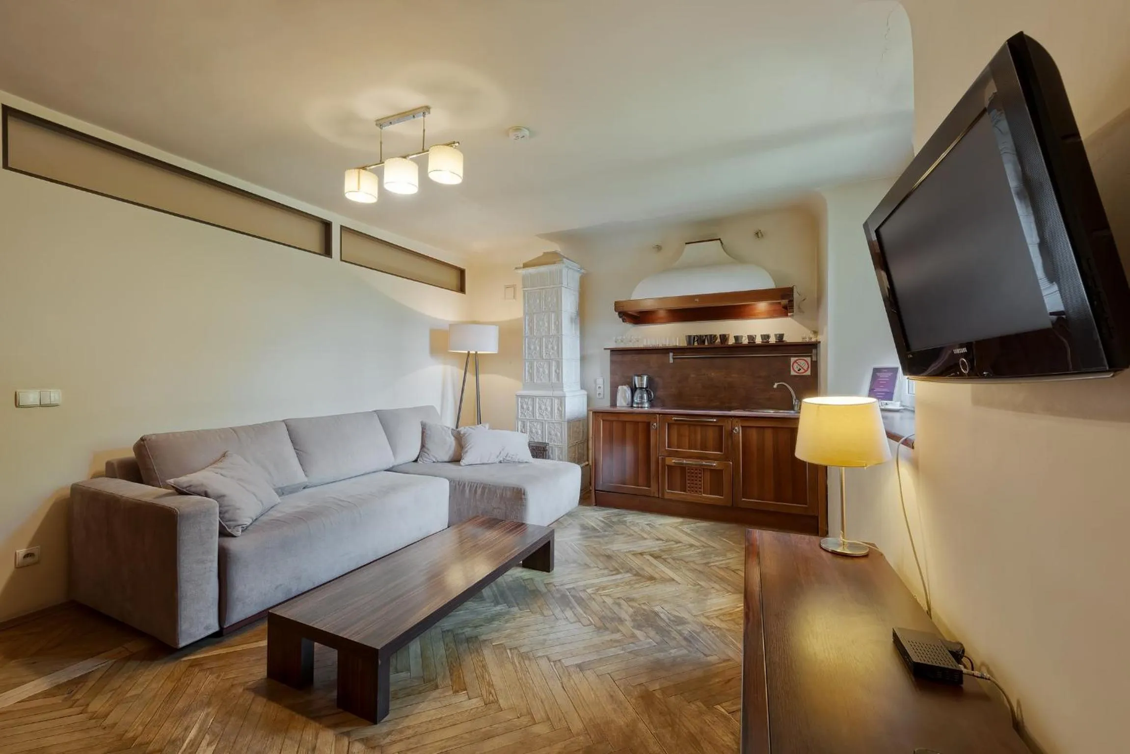 Seating area in Krakow For You Main Square Apartments