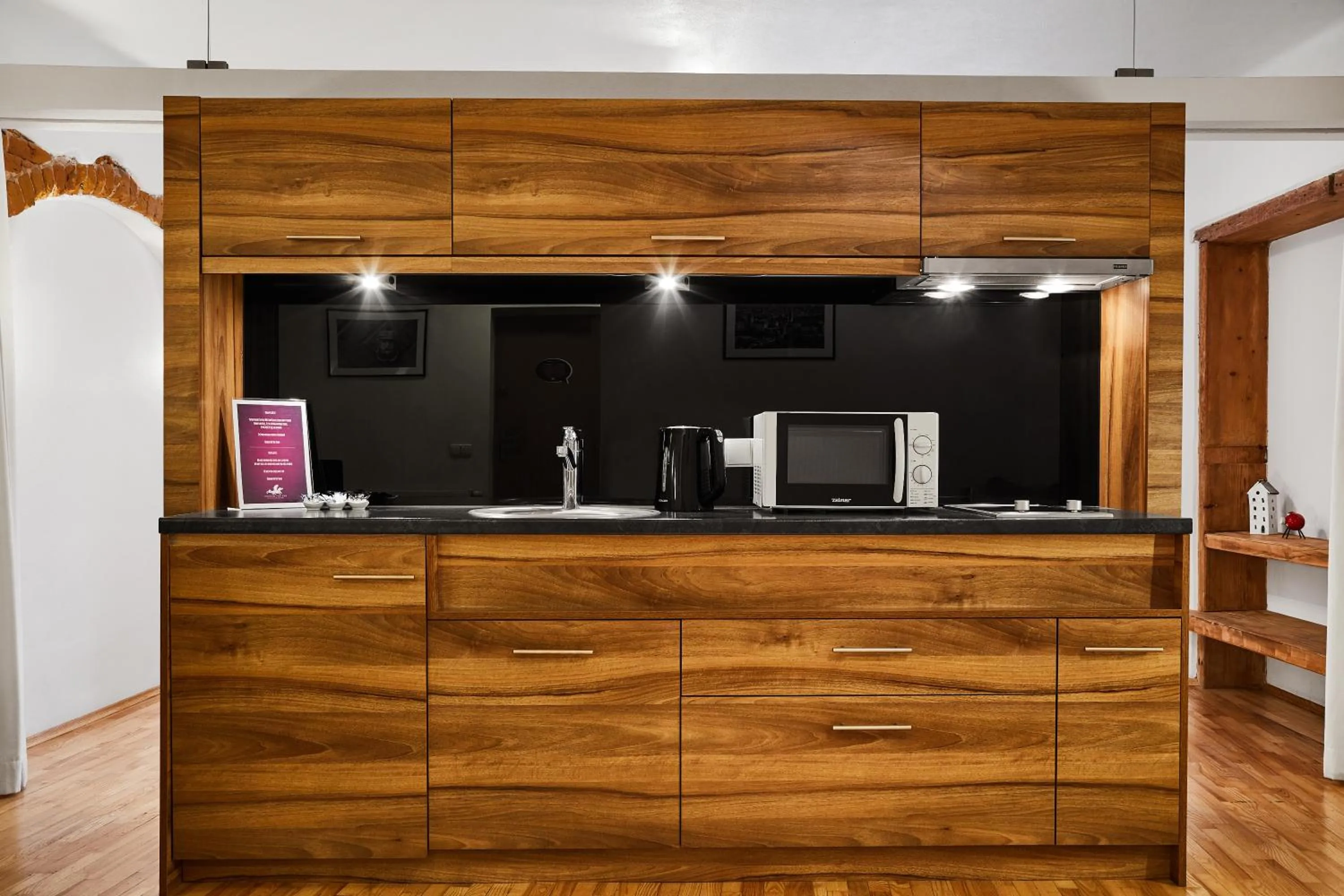 Kitchen or kitchenette in Krakow For You Main Square Apartments