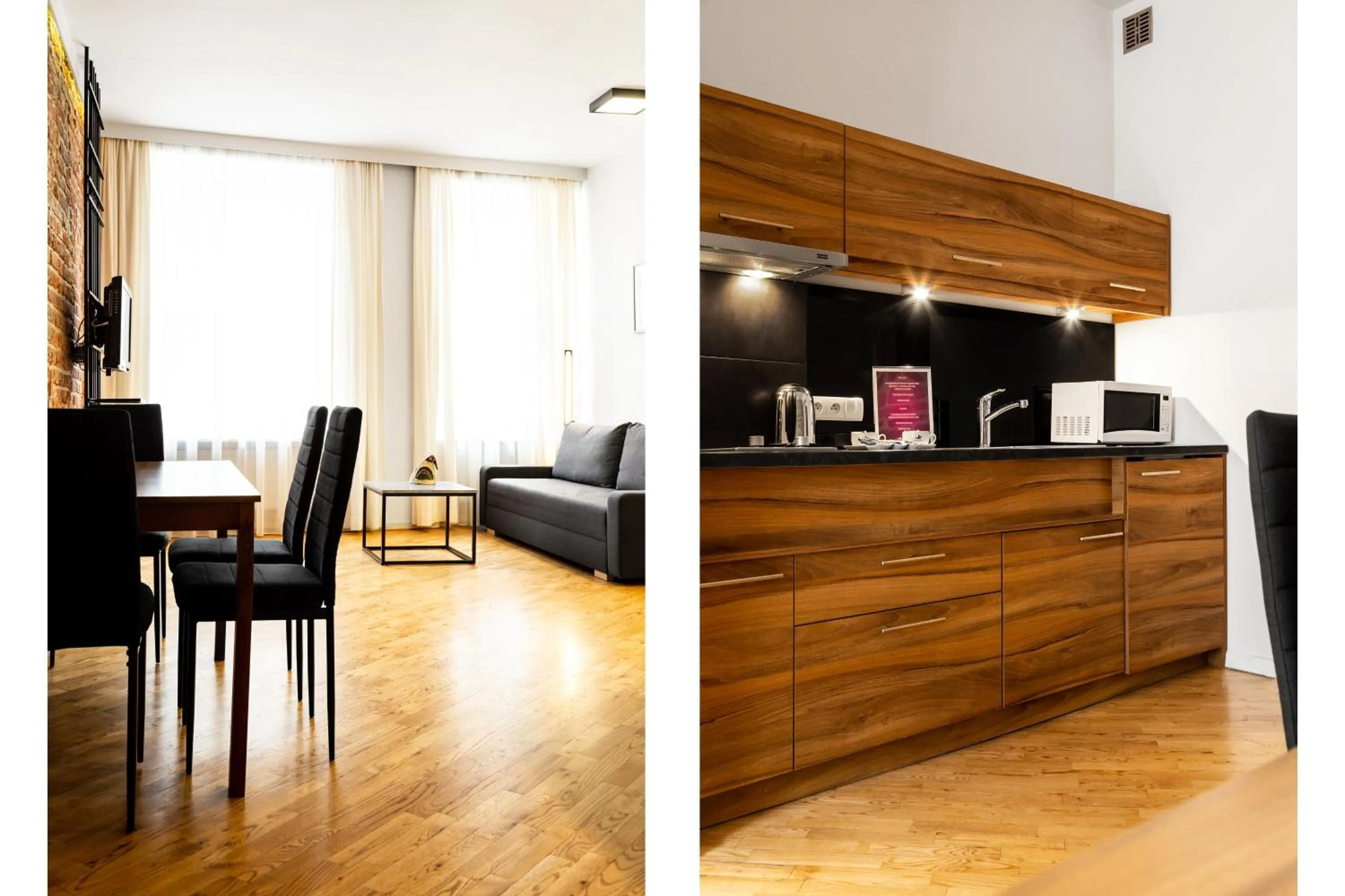 Kitchen or kitchenette in Krakow For You Main Square Apartments