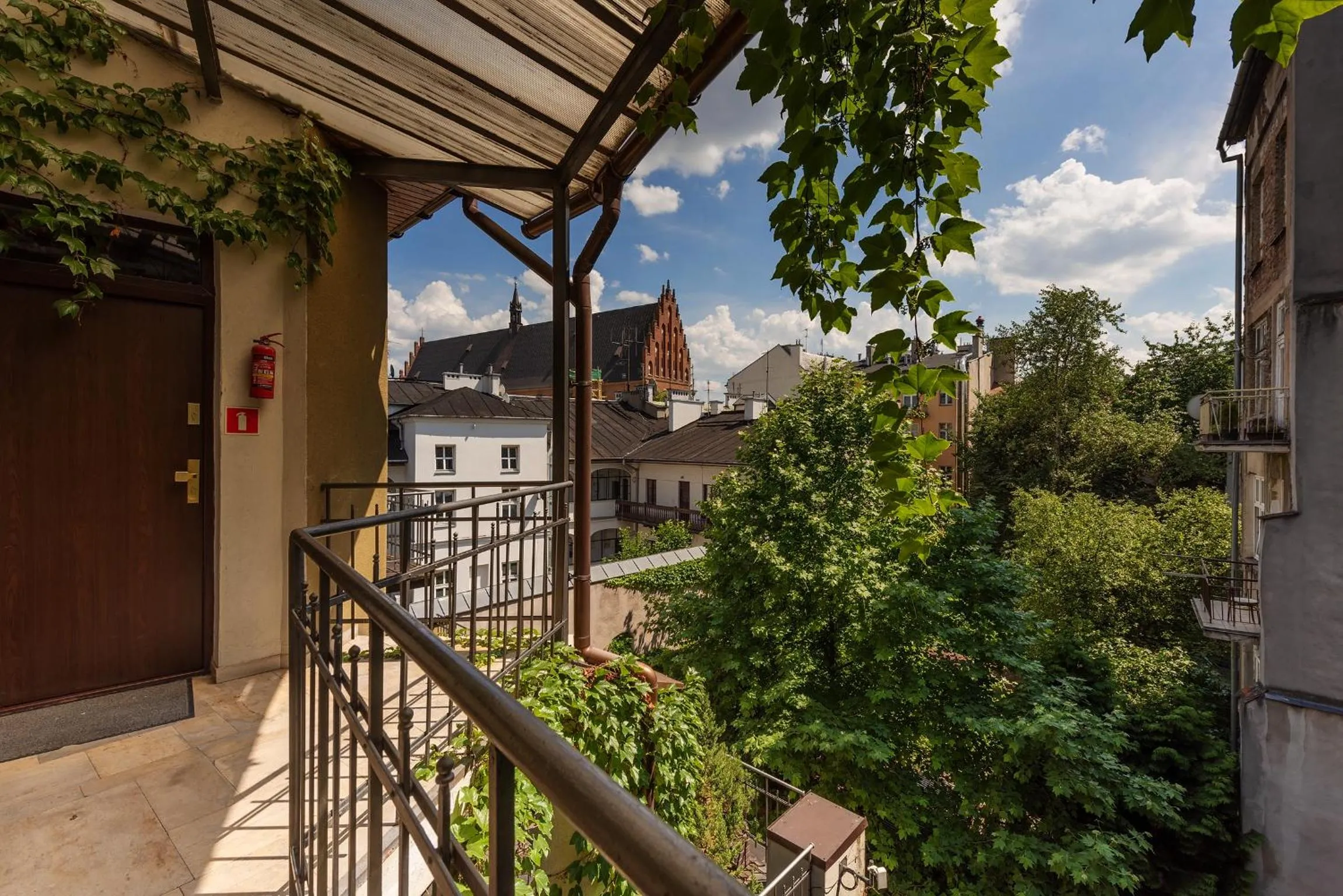 City view in Krakow For You Main Square Apartments