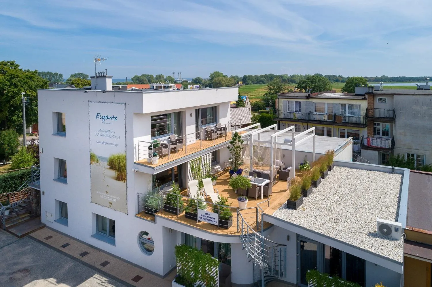 Property building in Kameralny Aparthotel Elegante Władysławowo - Adults Only