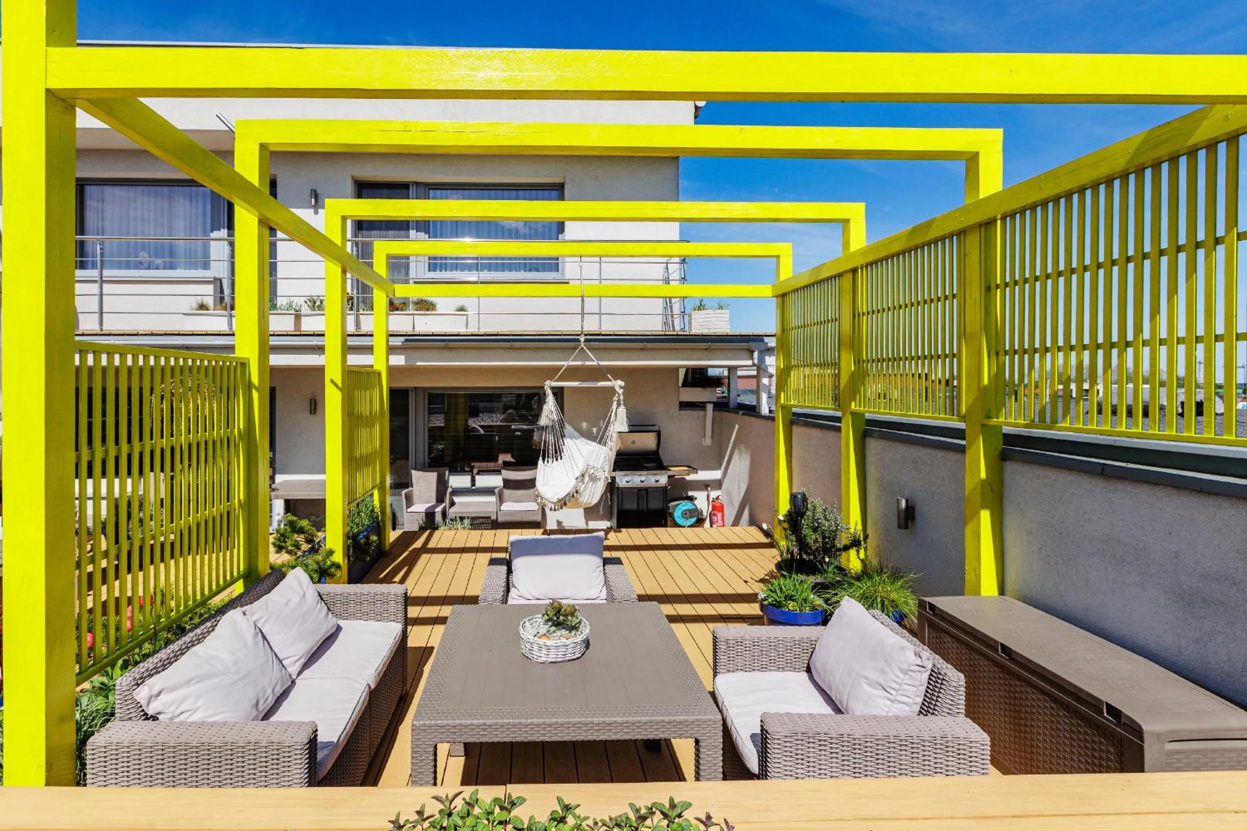 Balcony/Terrace in Kameralny Aparthotel Elegante Władysławowo - Adults Only