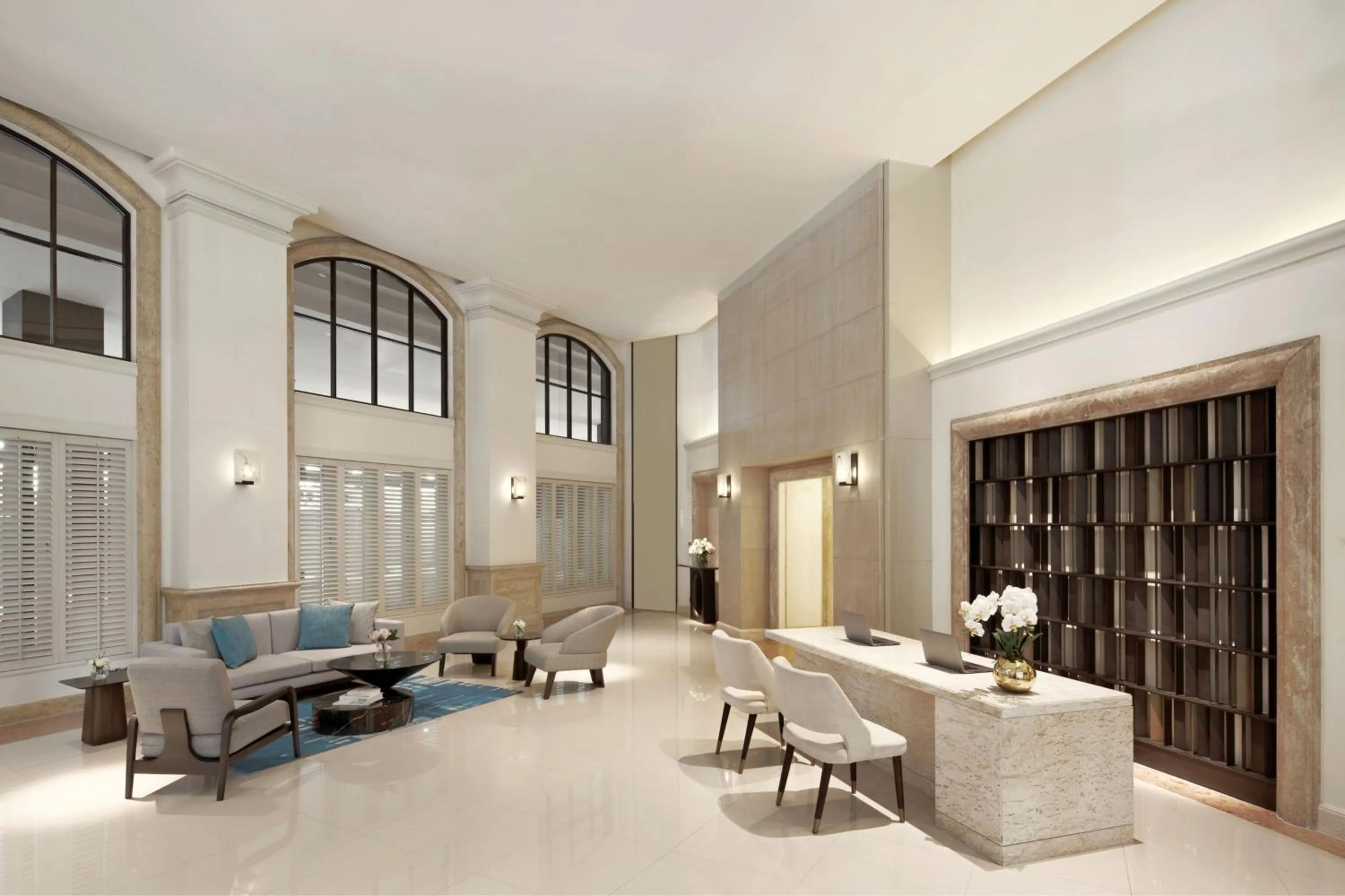 Lobby or reception in Marriott Executive Apartments Bangkok, Sukhumvit 50