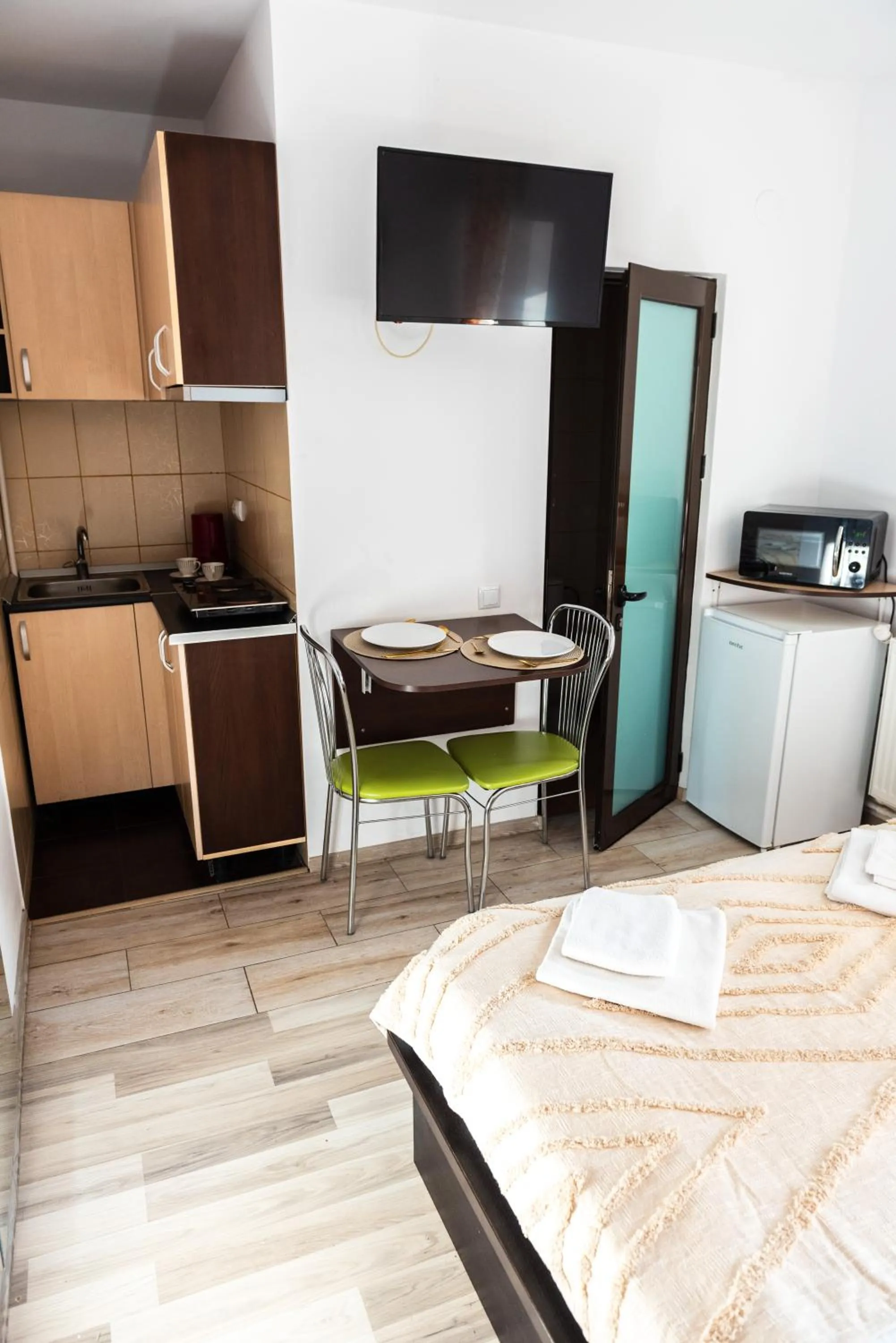 Bed in Aparthotel Metropol