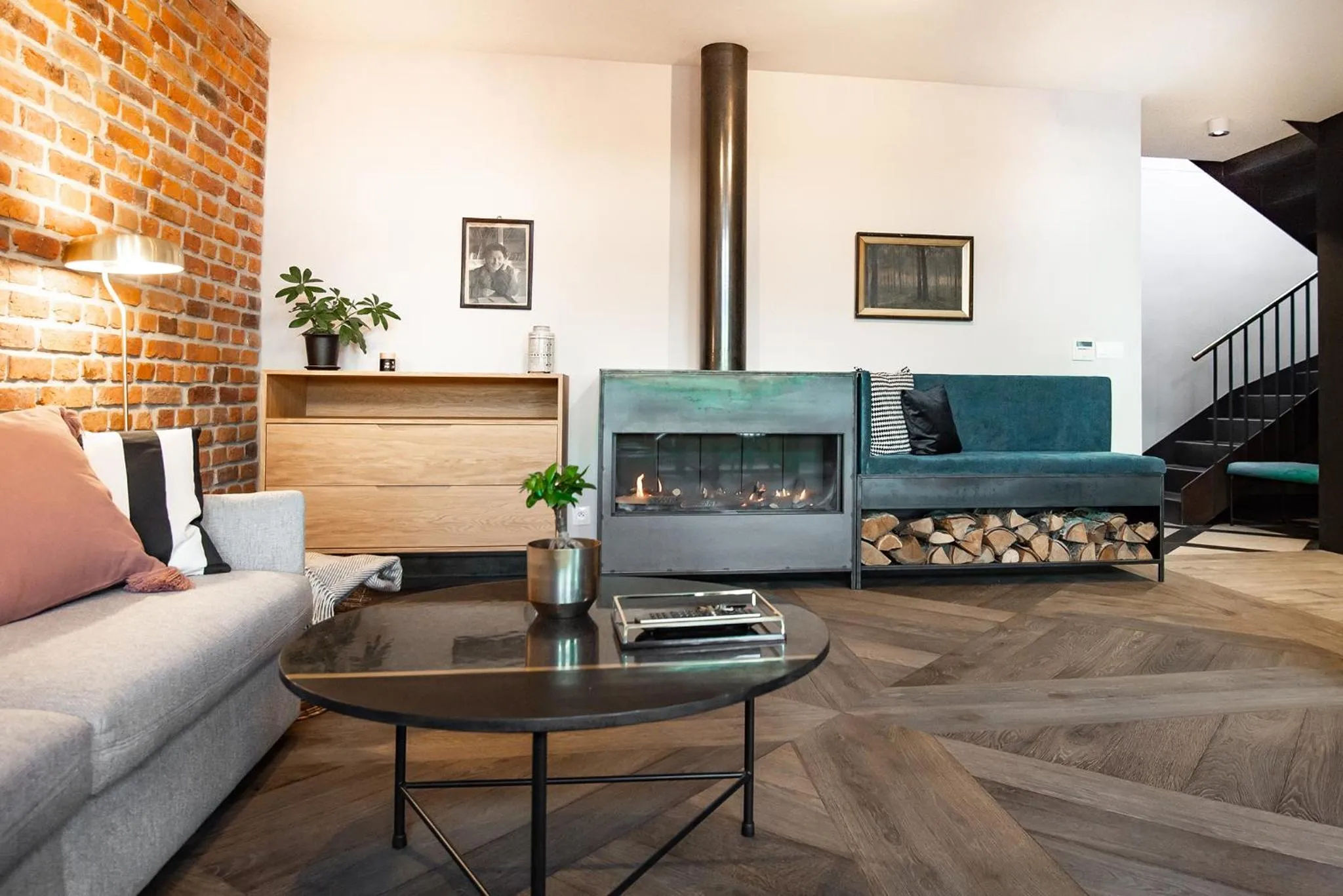 Living room in Stradom15 Apartments