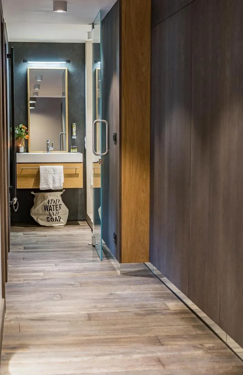 Bathroom, Bed in Stradom15 Apartments