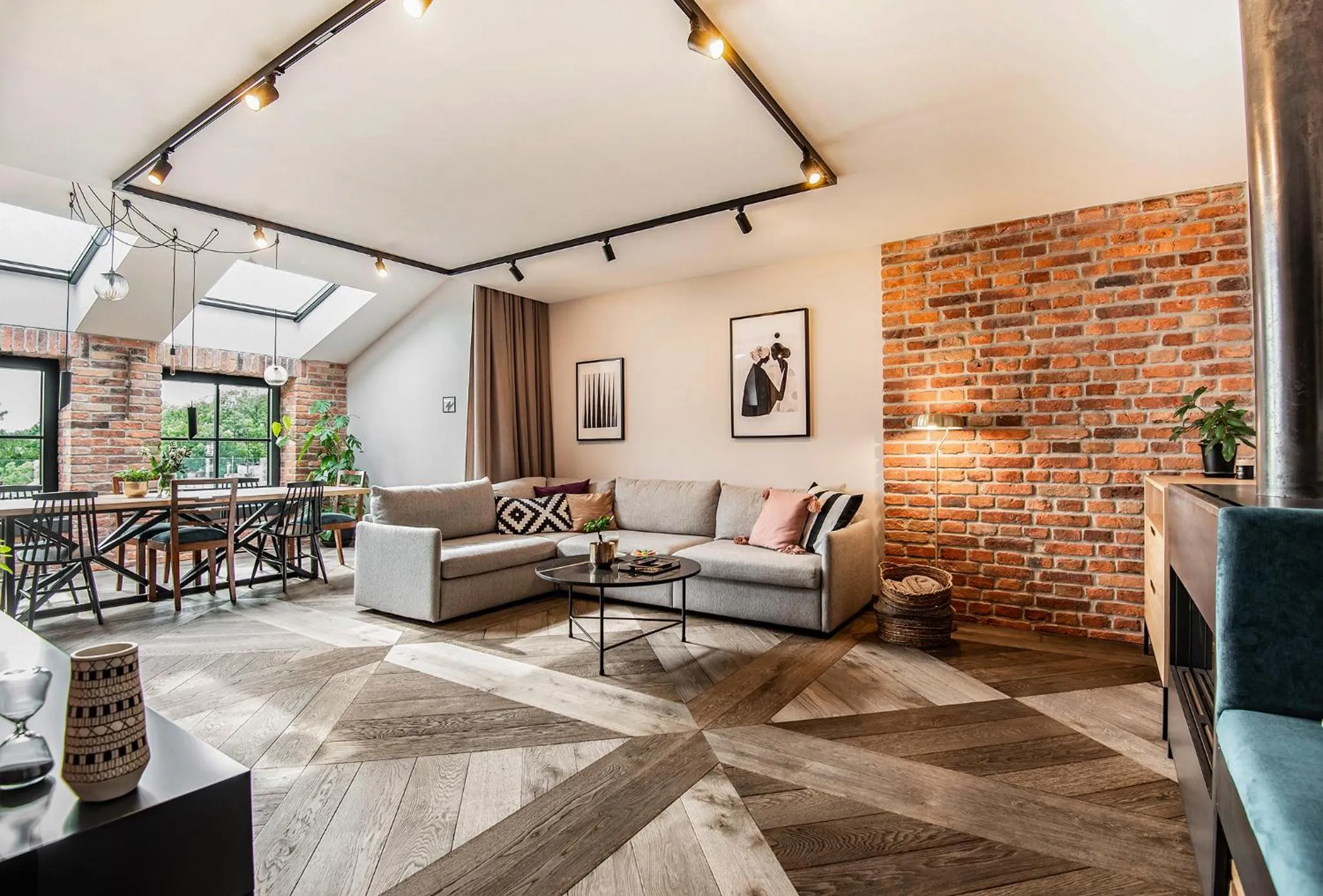 Living room in Stradom15 Apartments