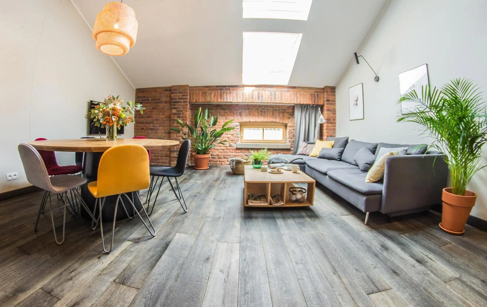  Superior Two-Bedroom Skylight Apartment in Stradom 15 - LoftAffair Collection