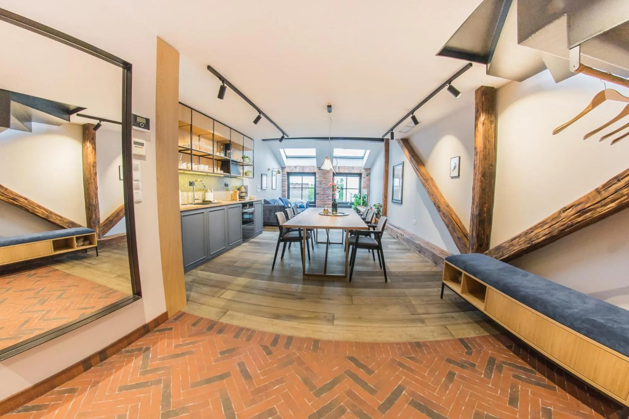 Kitchen or kitchenette in Stradom15 Apartments