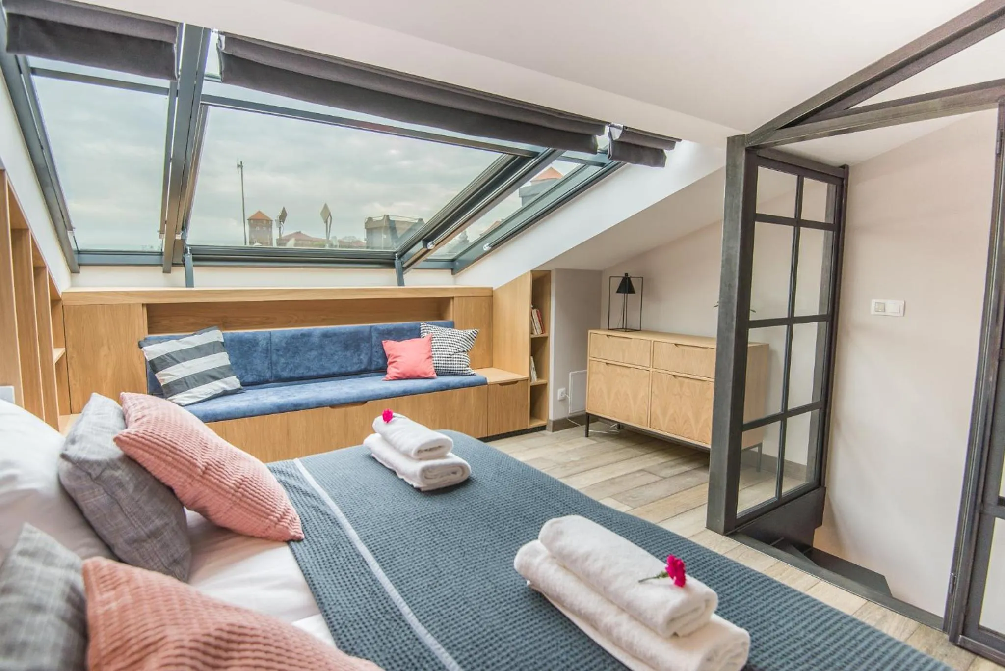 Bed in Stradom15 Apartments