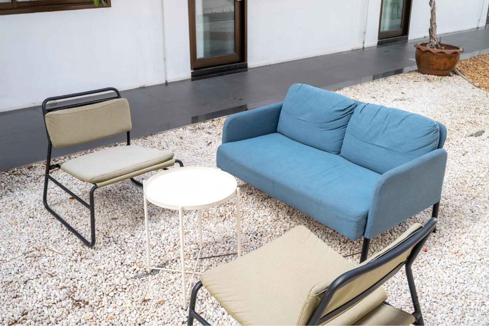 Patio in The President Hotel at Chokchai 4