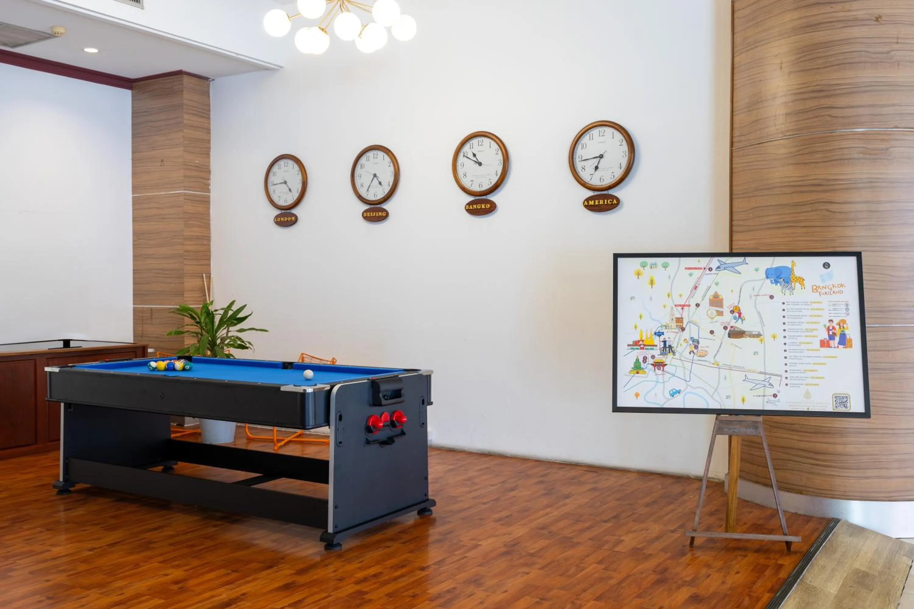 Game Room in The President Hotel at Chokchai 4