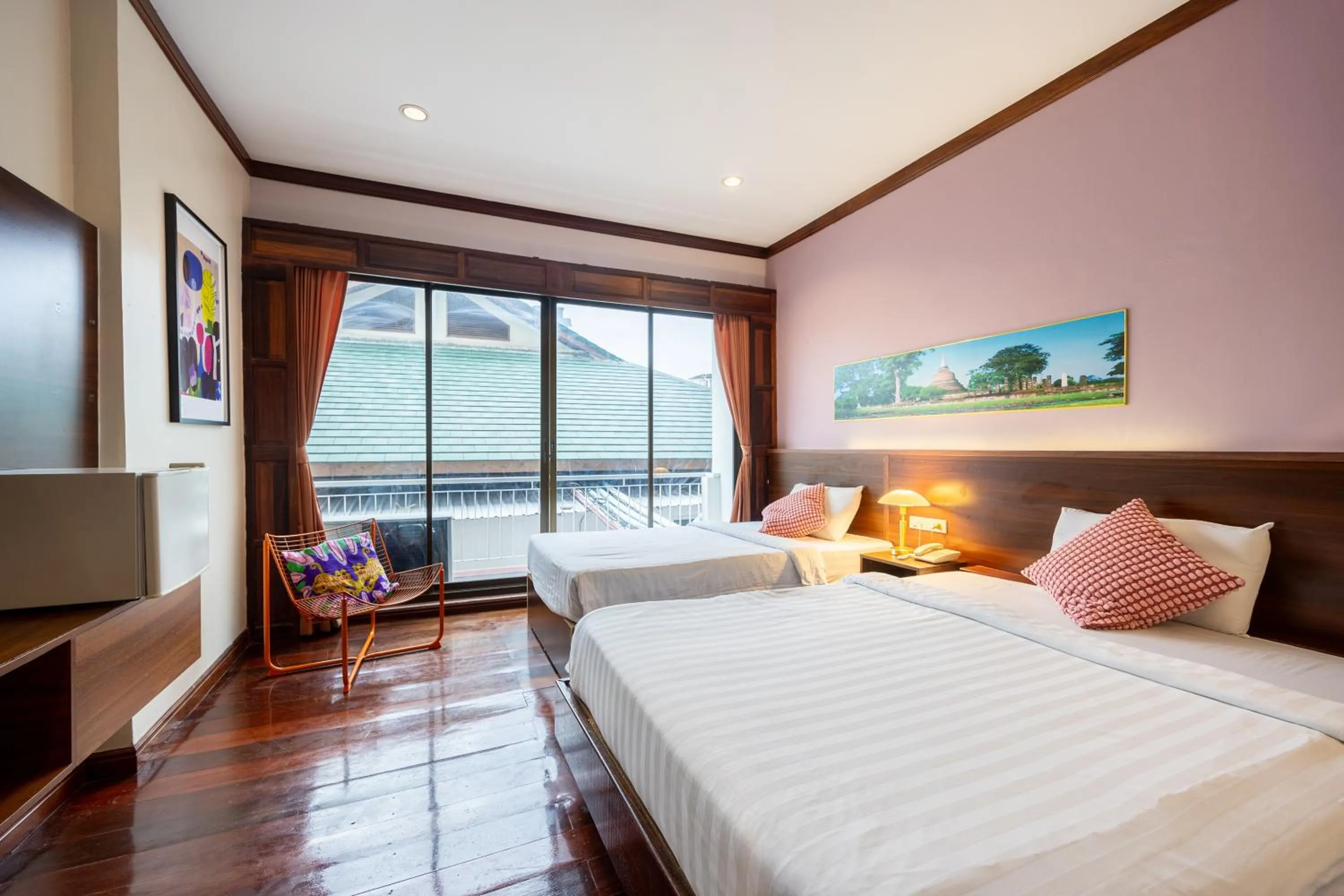 Bed in The President Hotel at Chokchai 4