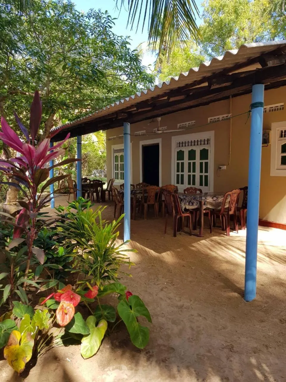 Patio in Nilaveli Beach Rooms