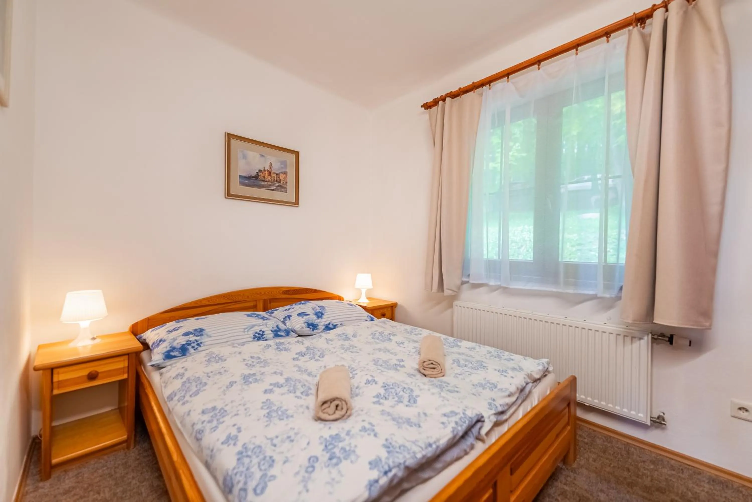 Bed in Wellness hotel Chata Jana