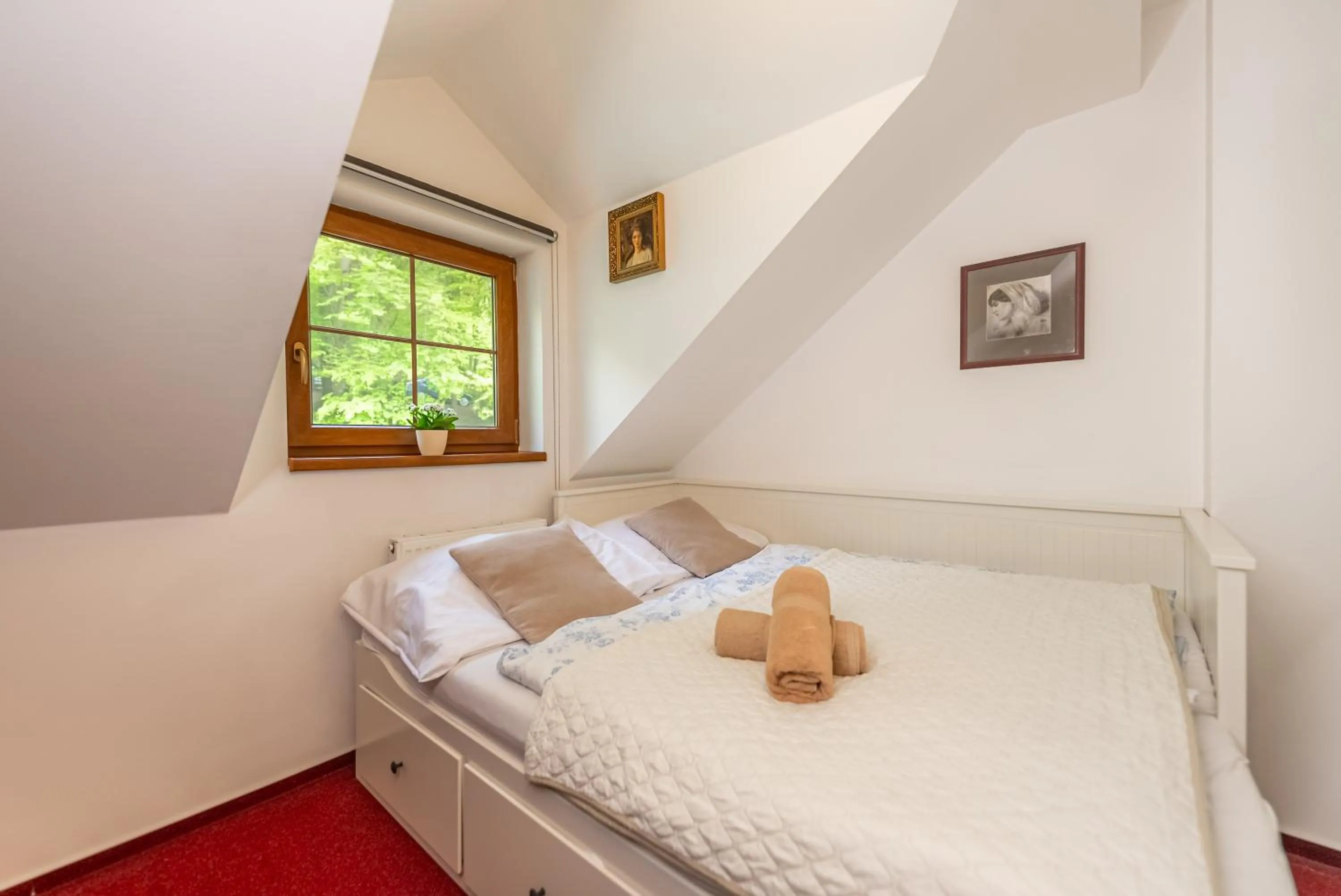 Bed in Wellness hotel Chata Jana