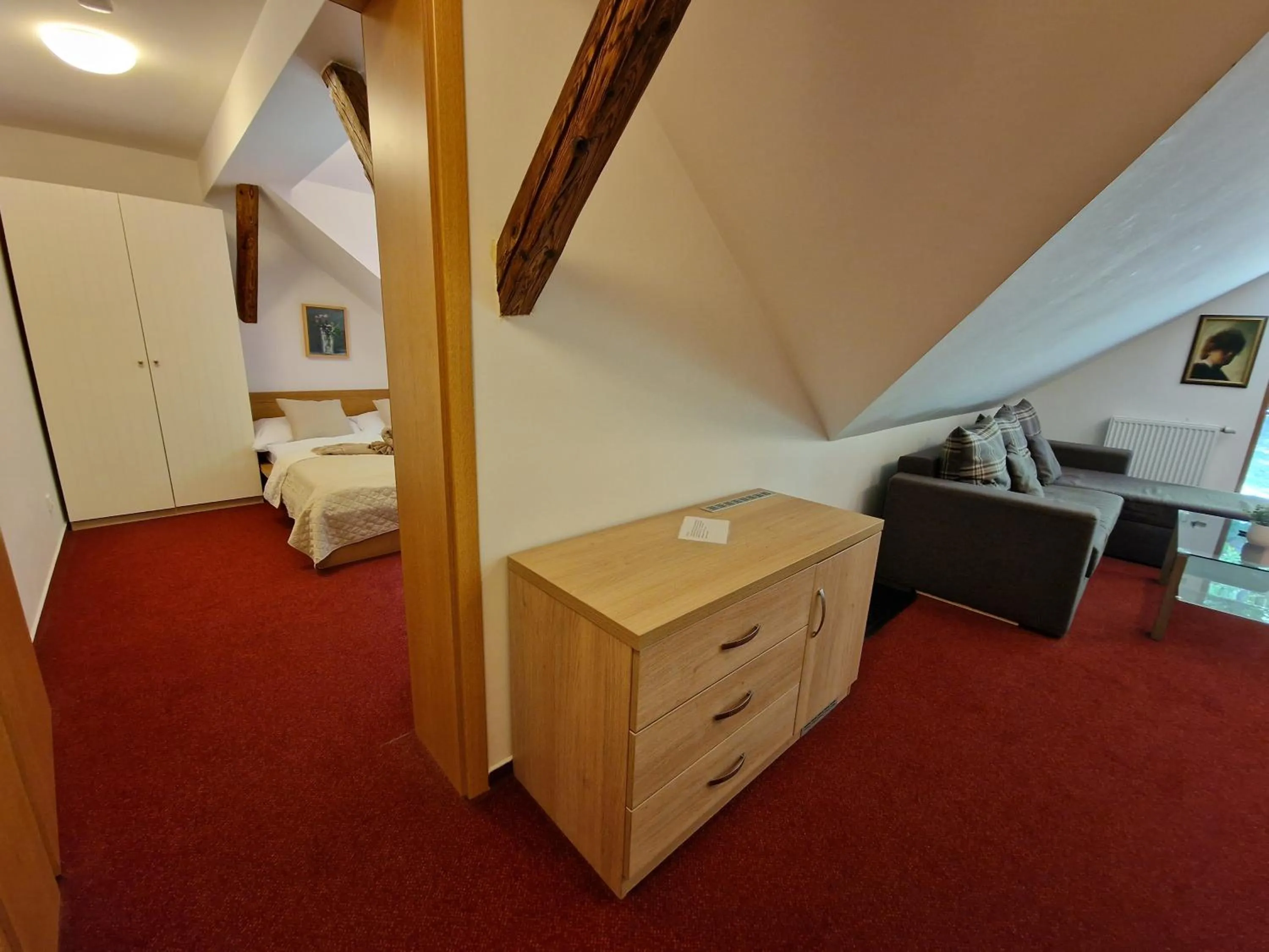 Bed in Wellness hotel Chata Jana