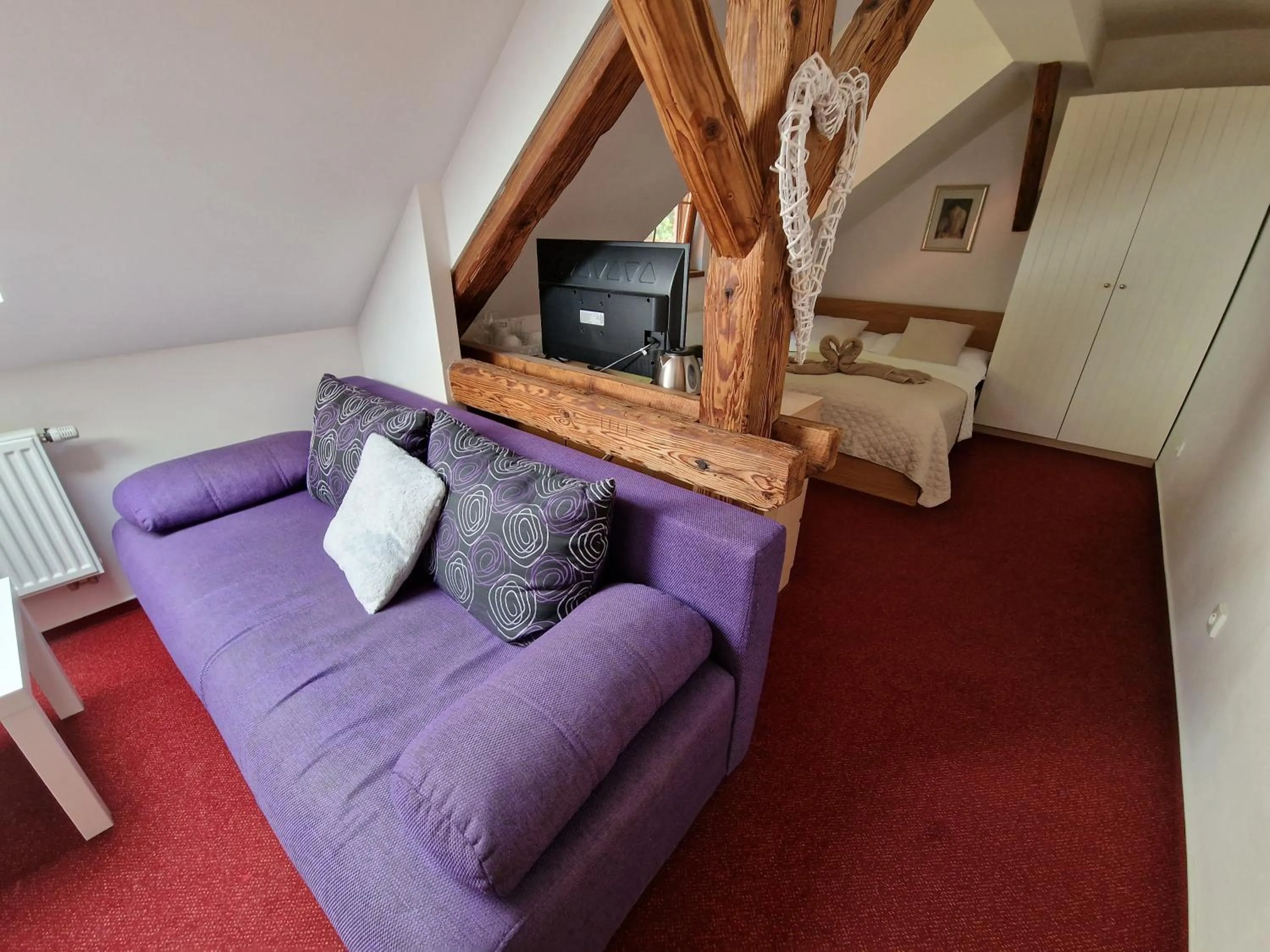 Bed in Wellness hotel Chata Jana