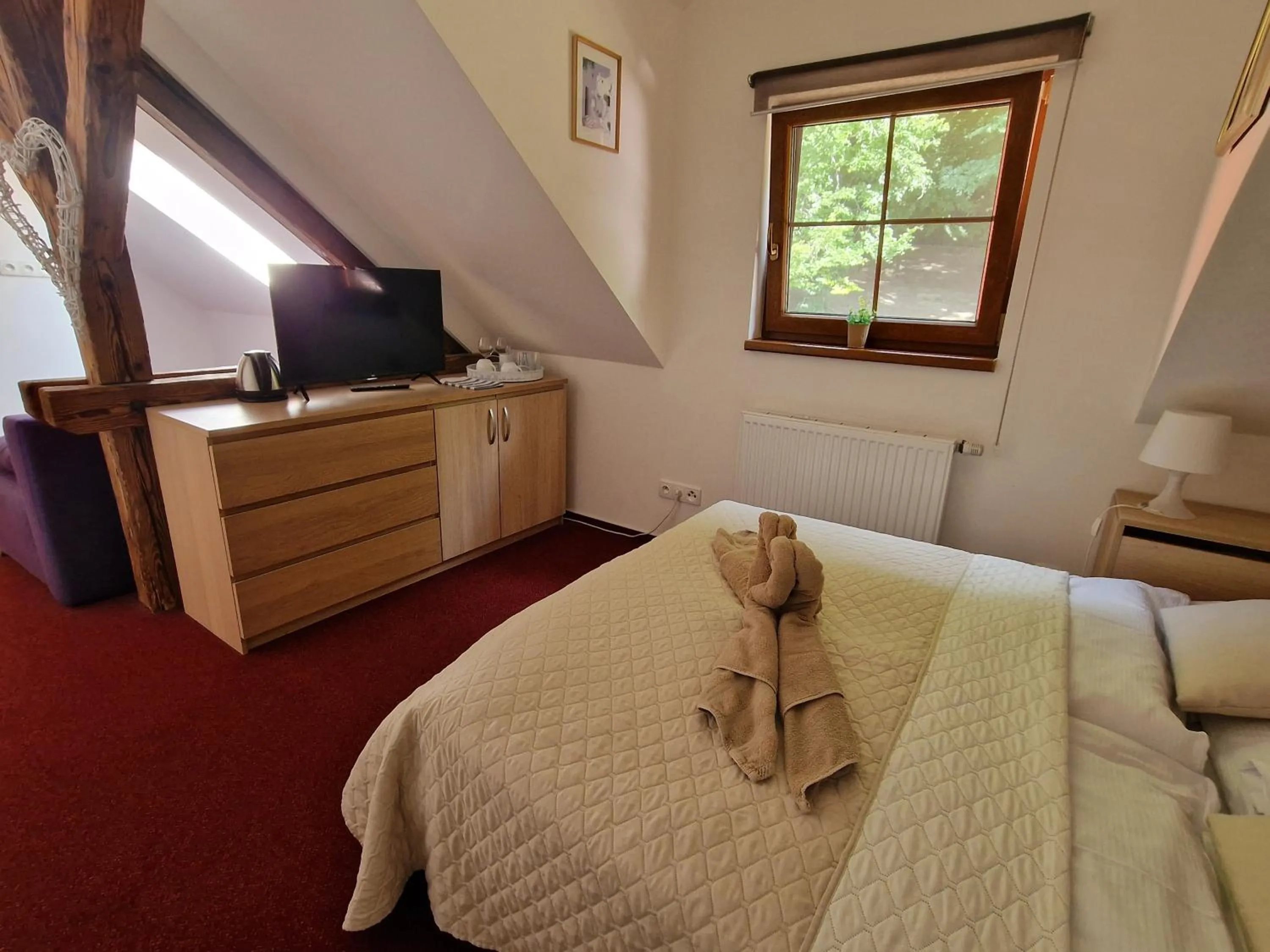 Bed in Wellness hotel Chata Jana