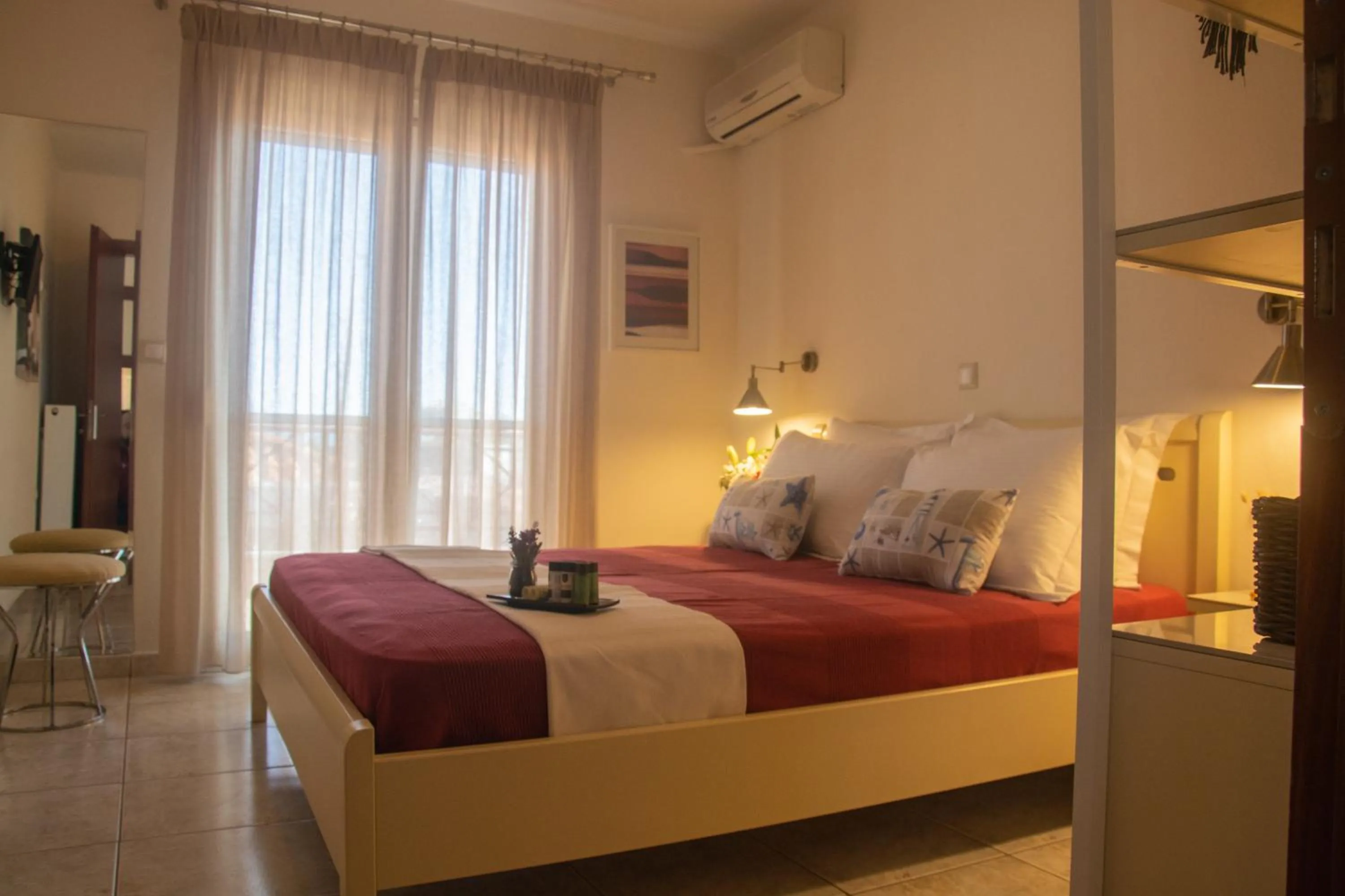 Bedroom, Bed in Aristea Studios