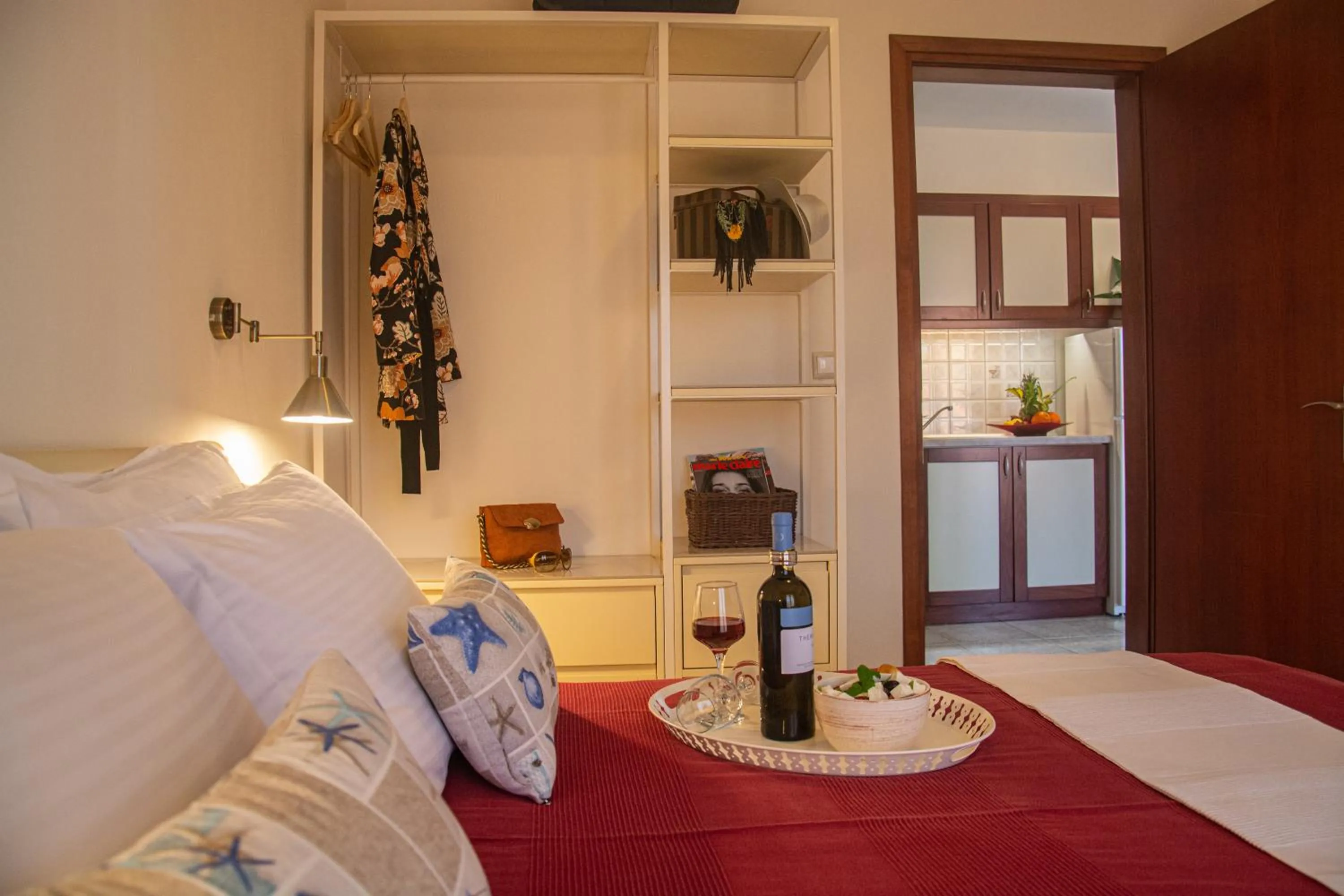 Bedroom, Bed in Aristea Studios