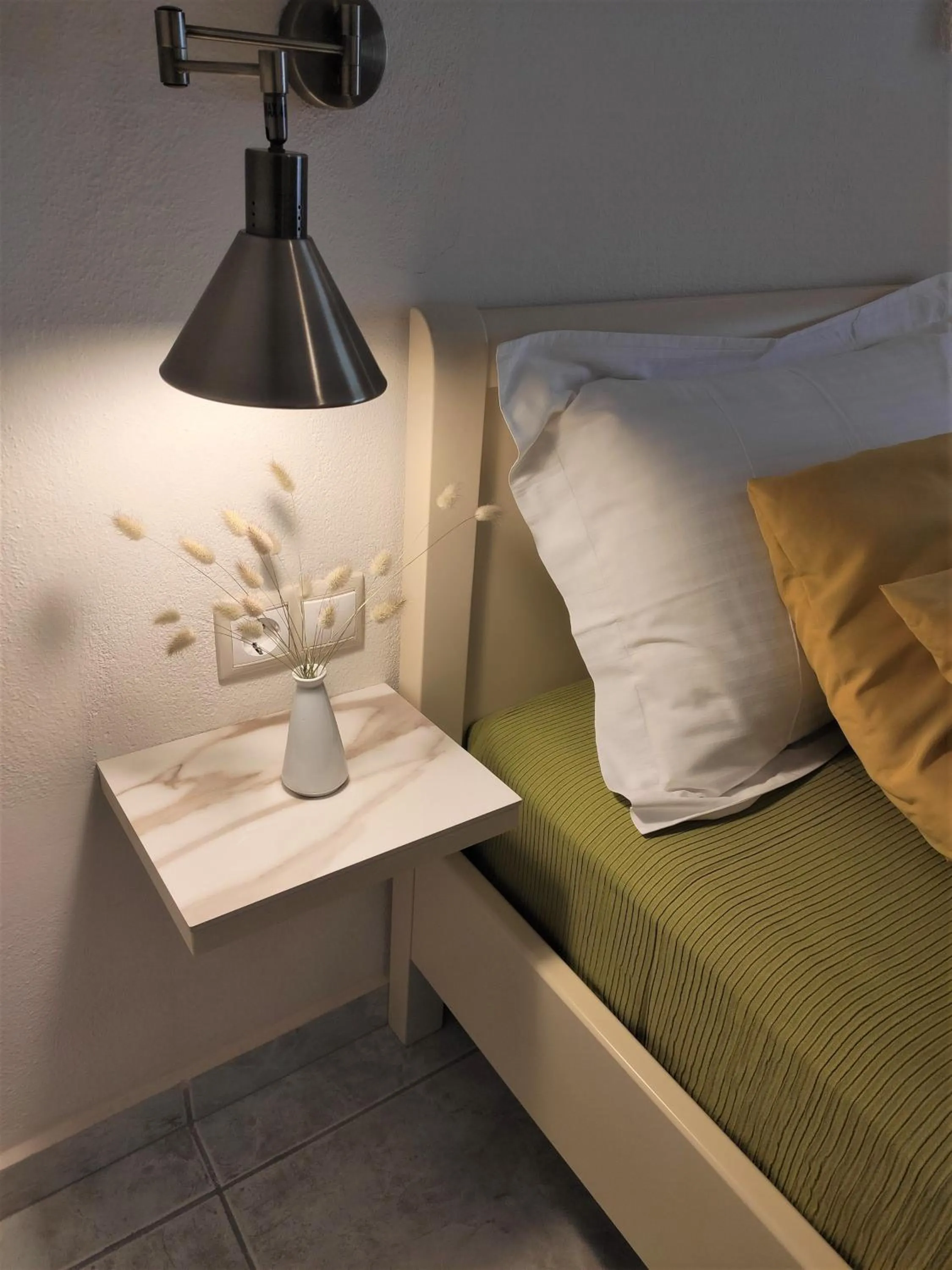 Decorative detail, Bed in Aristea Studios