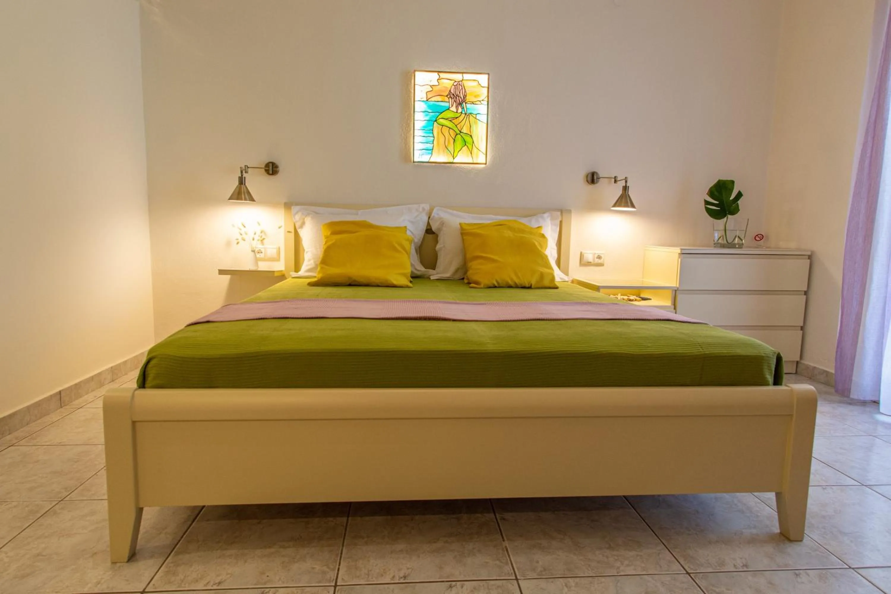 Bed in Aristea Studios